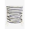 Navy Blue/White Stripe