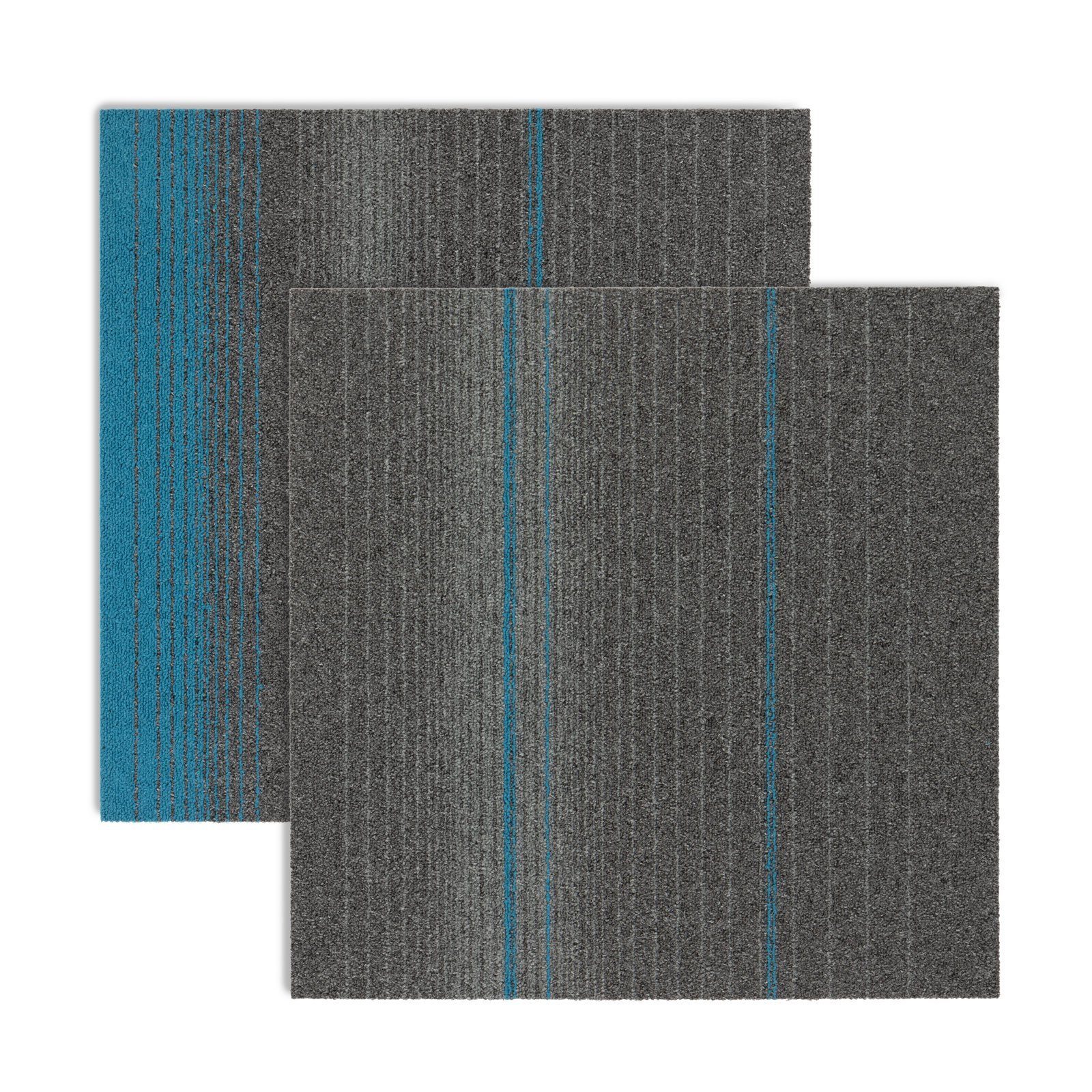 Floordirekt Teppichfliese Sheffield, Erhältlich in 4 Farben, Bodenschutz, 50 x 50 cm, Fliese