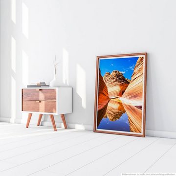 Sinus Art Poster Landschaftsfotografie 60x90cm Poster The Wave Paria Canyon Vermillion Cliffs