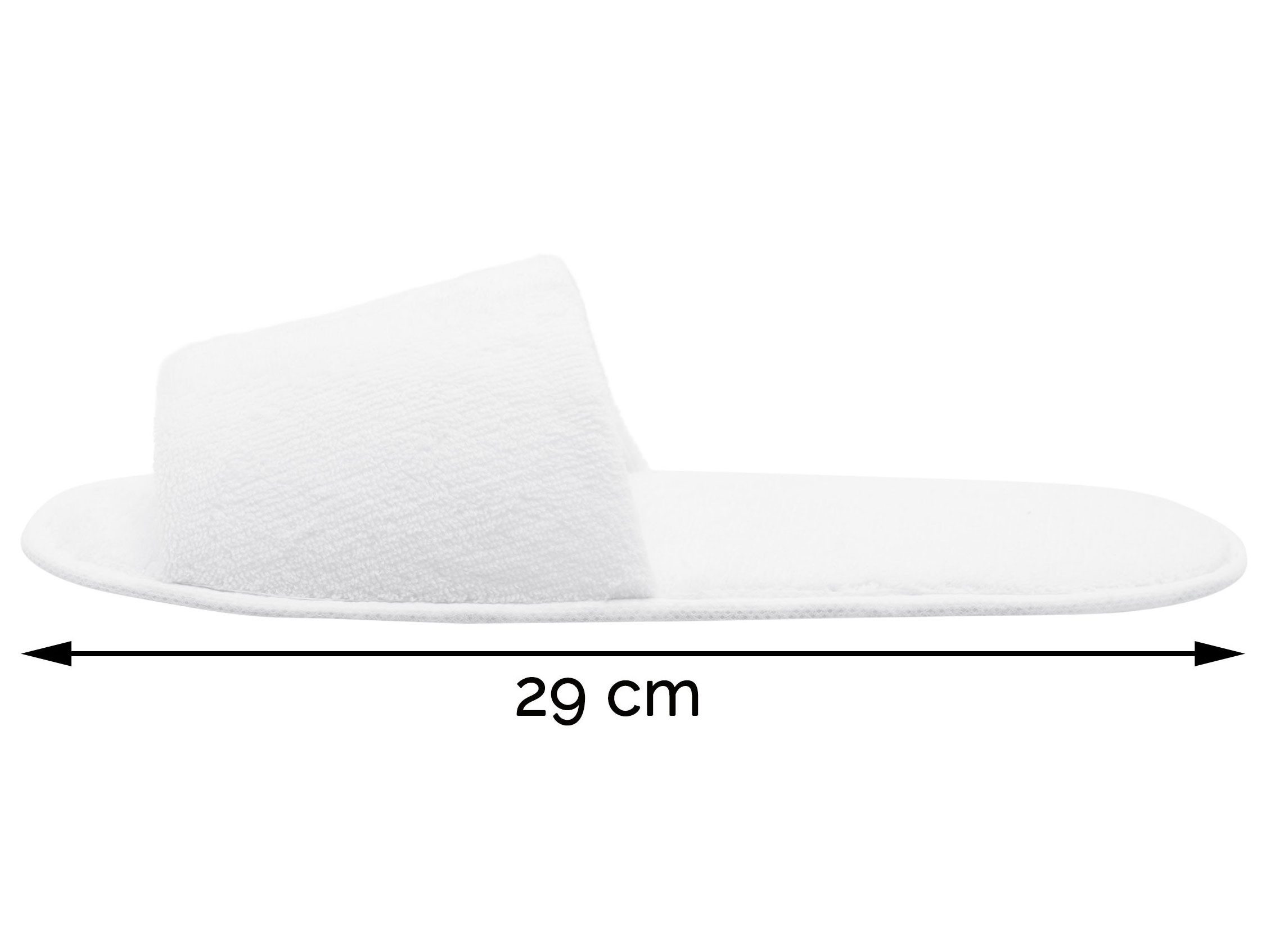 ZOLLNER Pantoffel (10-tlg) 100% Polyester, vom Hotelwäschespezialisten