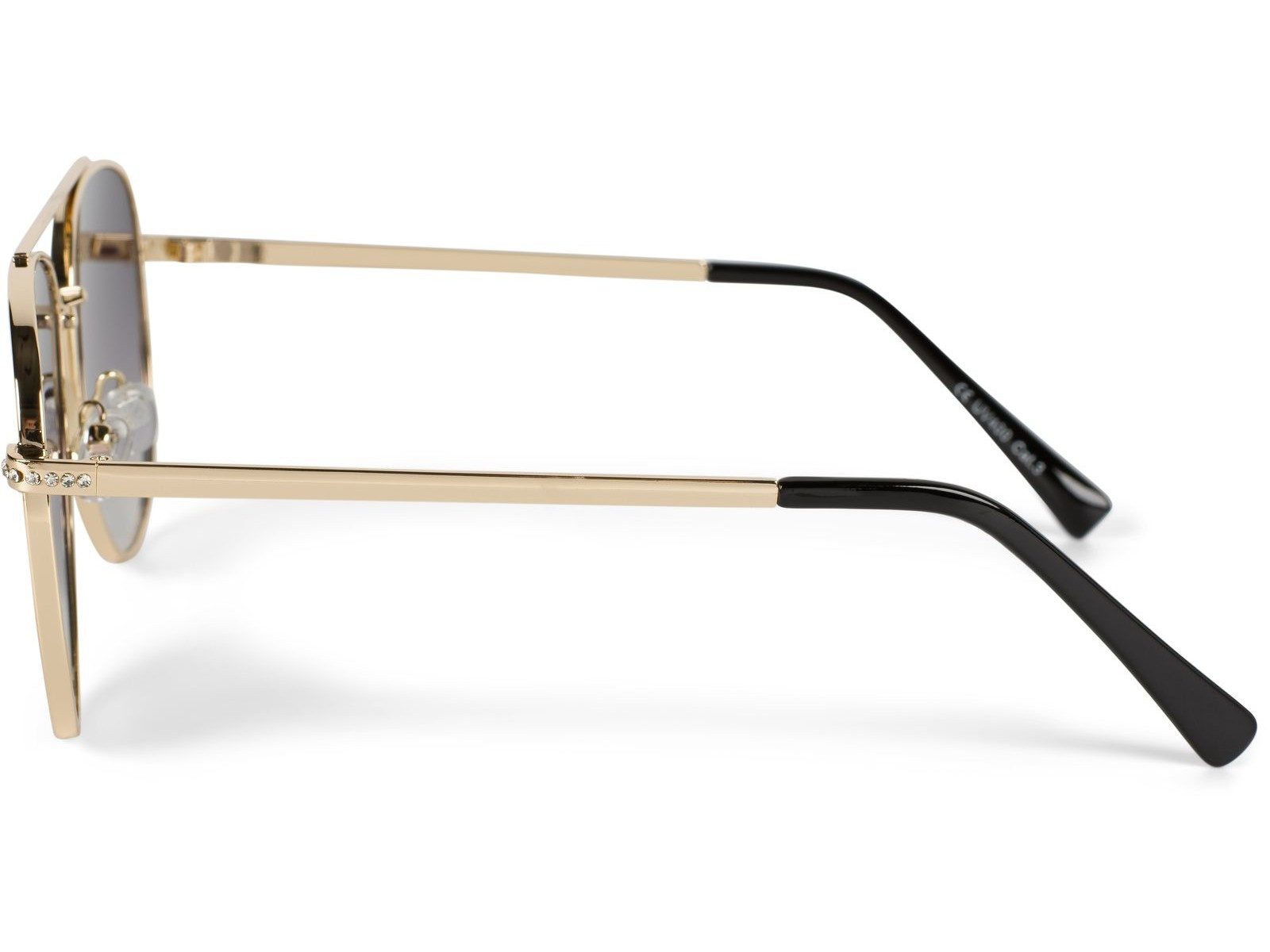 styleBREAKER Sonnenbrille Piloten Sonnenbrille mit Strass (1-St) Gradient
