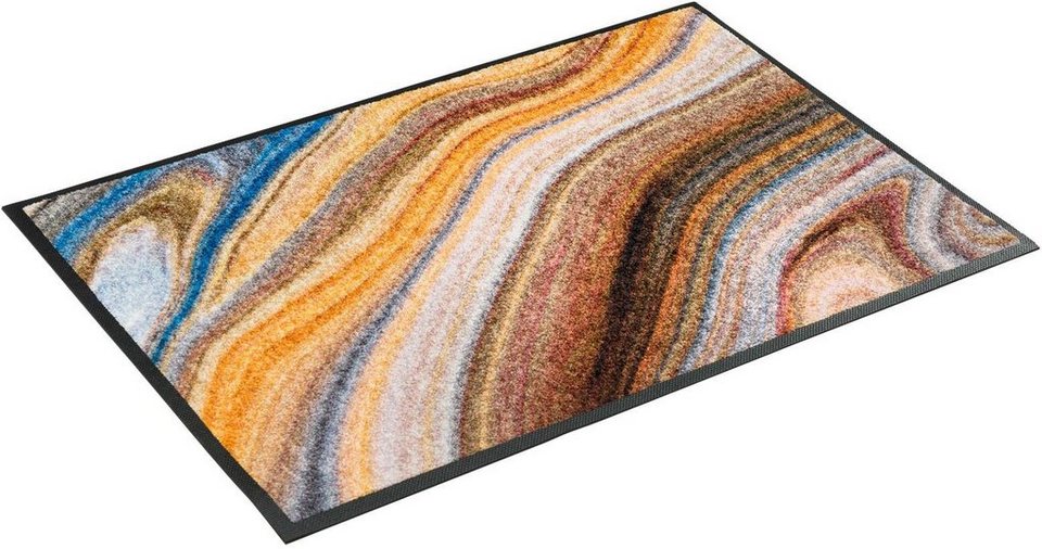 Fußmatte Granito, wash+dry by Kleen-Tex, rechteckig, Höhe: 7 mm,  Schmutzfangmatte, rutschhemmend, waschbar