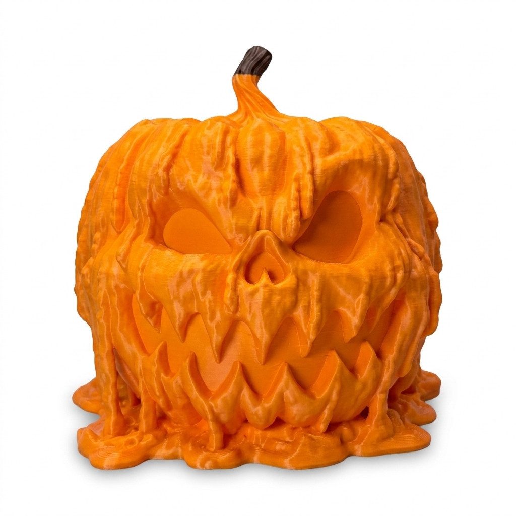Roomberry Dekoschale Halloween Deko Kürbis mit Deckel, Süßigkeitenschale, M/L/XL 15–24 cm, Herbstdeko für Wohnzimmer und Sideboard