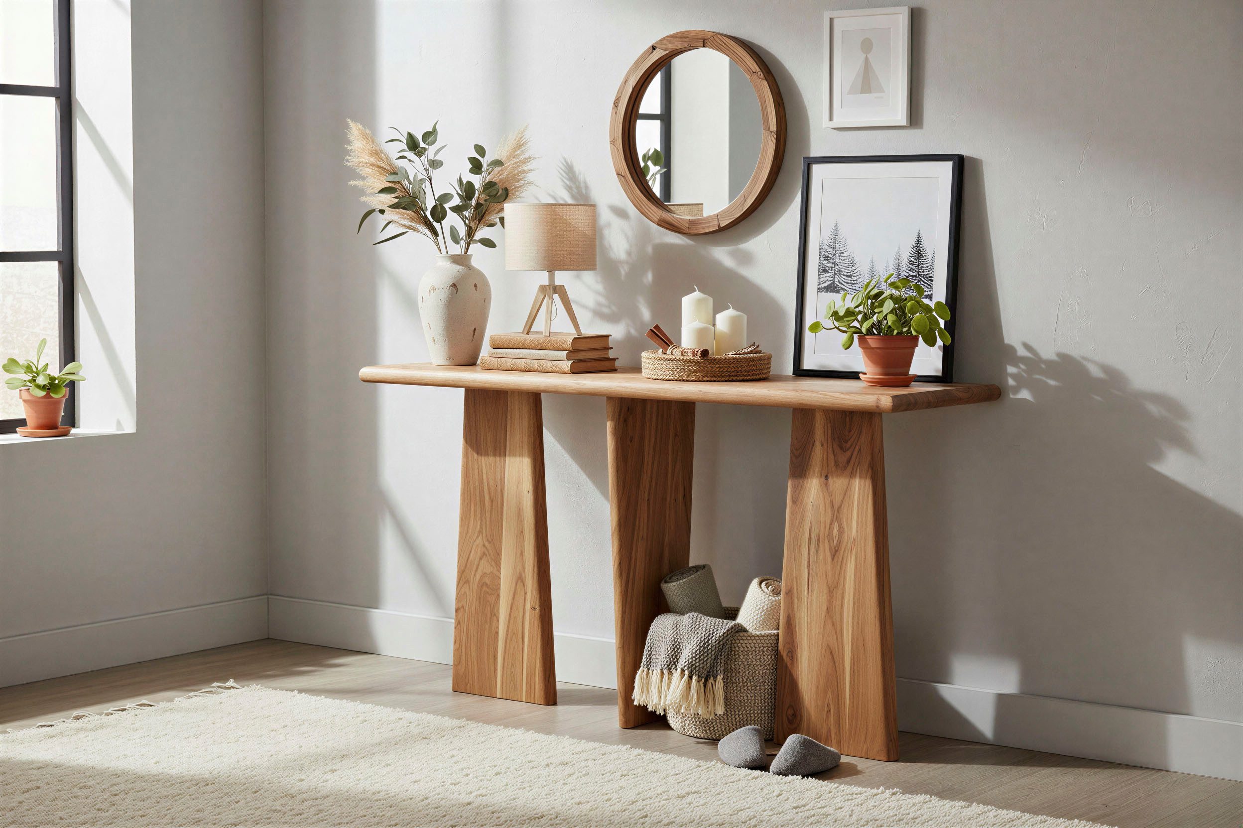 SIT Konsolentisch ACACIA WAVE, mit außergewöhnlichem Gestell