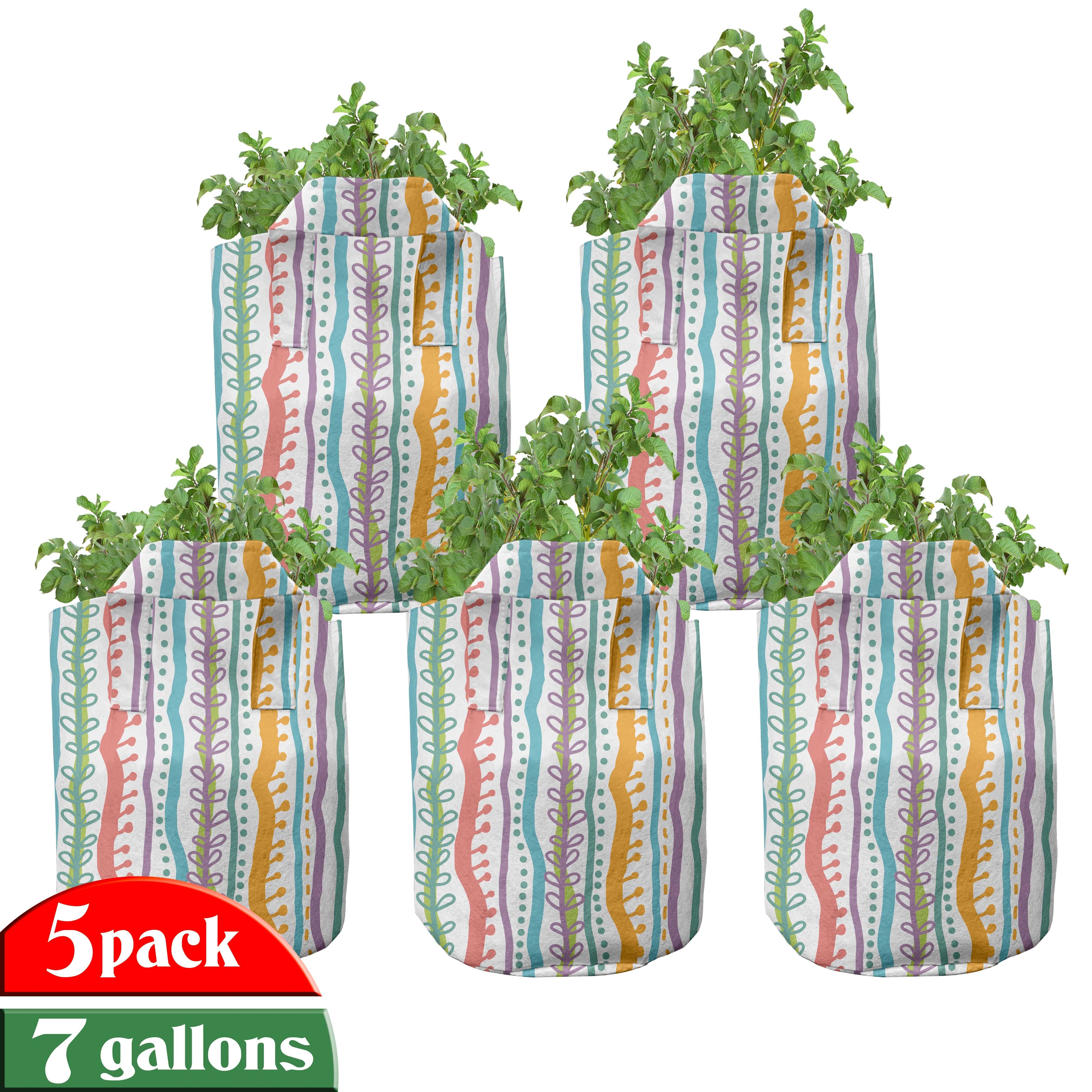 Pflanzen für Abakuhaus Pflanzkübel Stofftöpfe hochleistungsfähig Griffen mit
