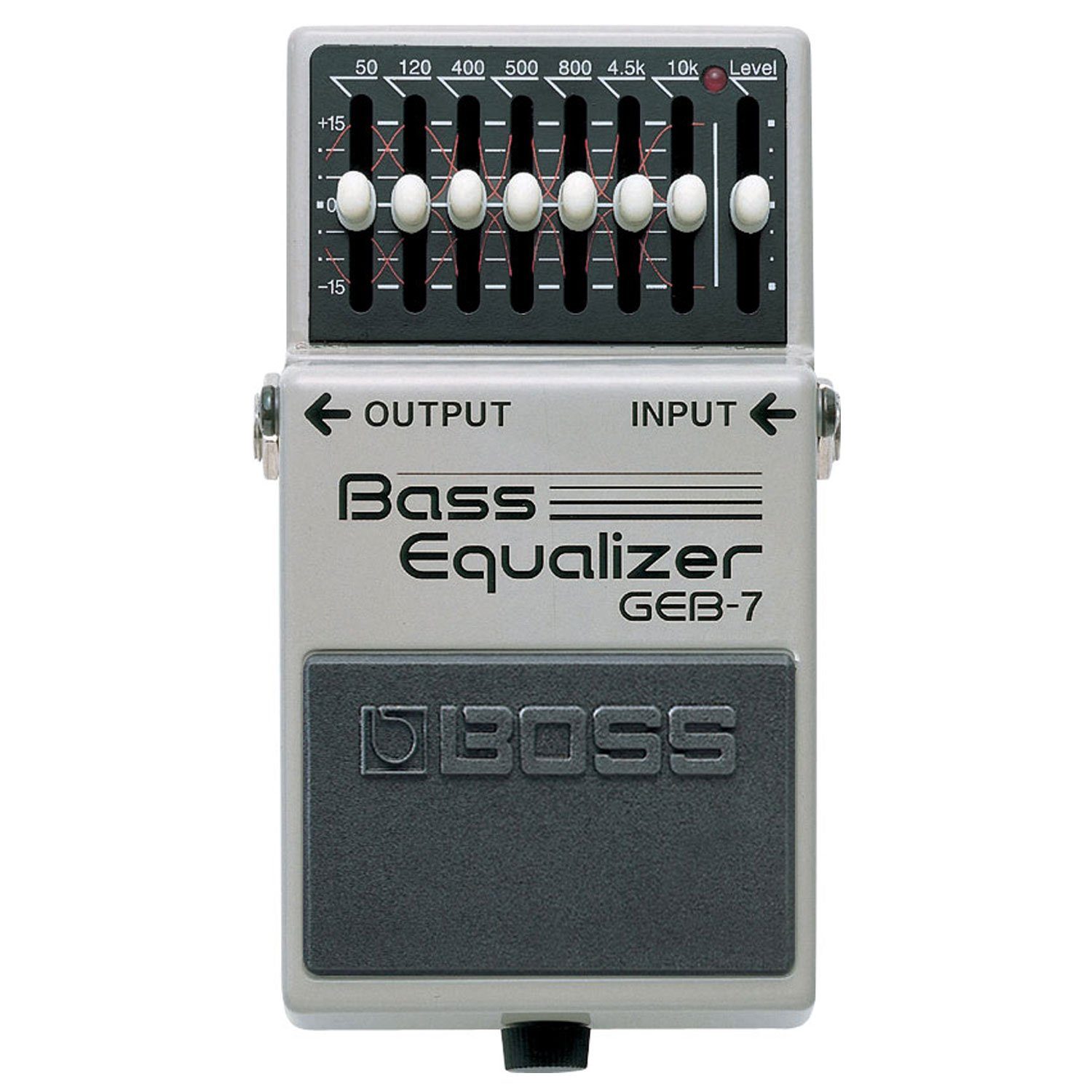 Boss by Roland E-Gitarre Boss GEB-7 Bass Equalizer Effekt-Pedal mit Netzteil, Effektgerät, Effektgerät