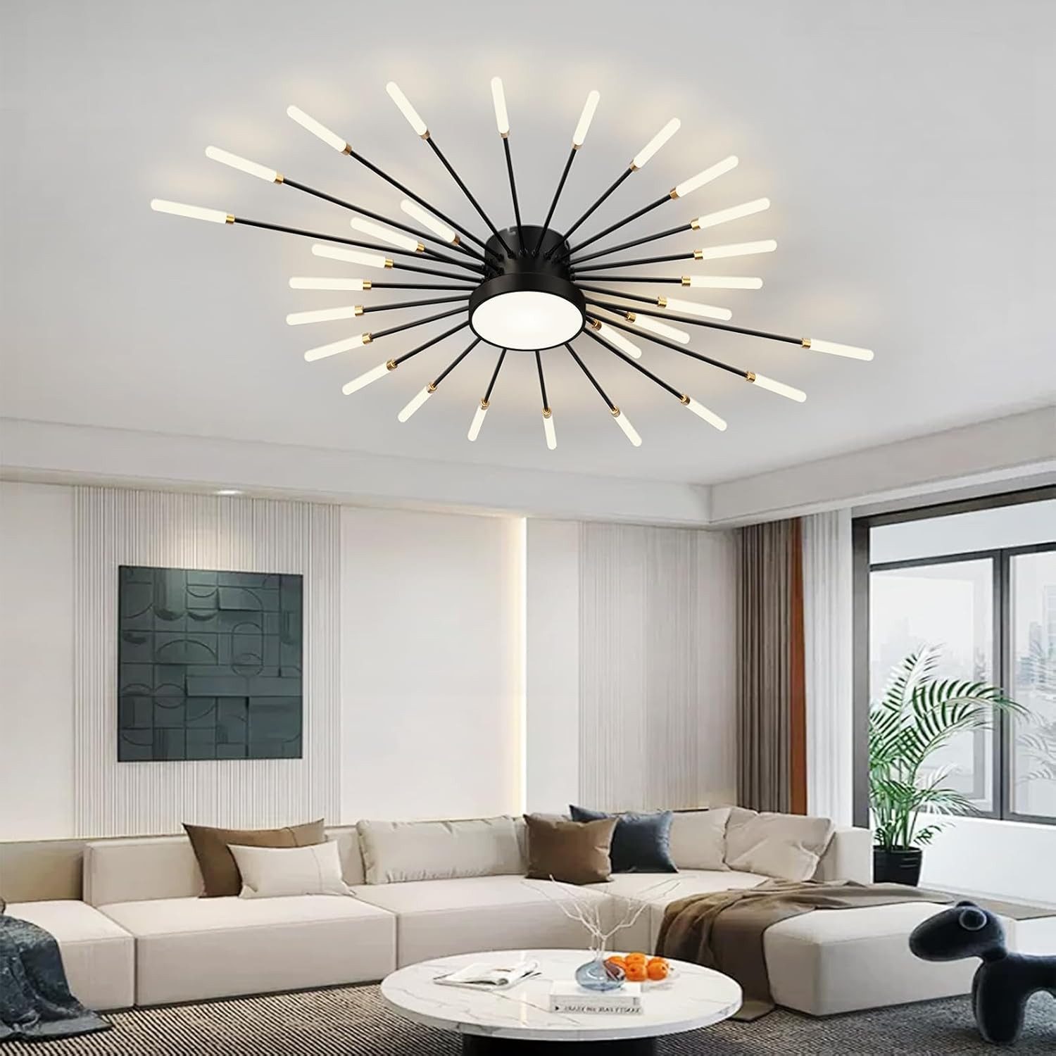 RRBEST Deckenleuchte LED Deckenleuchte Wohnzimmer, Moderne Minimalistische Deckenlampe, Moderne Minimalistische Deckenlampe für Wohnzimmer, Schlafzimmer