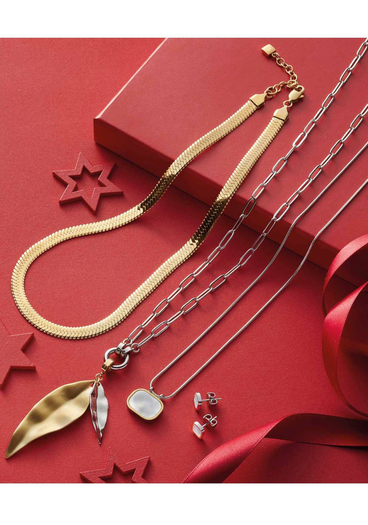 LEONARDO Charm-Kette Halskette Moda Clip... LEONARDO Charm-Kette Halskette Moda Clip...