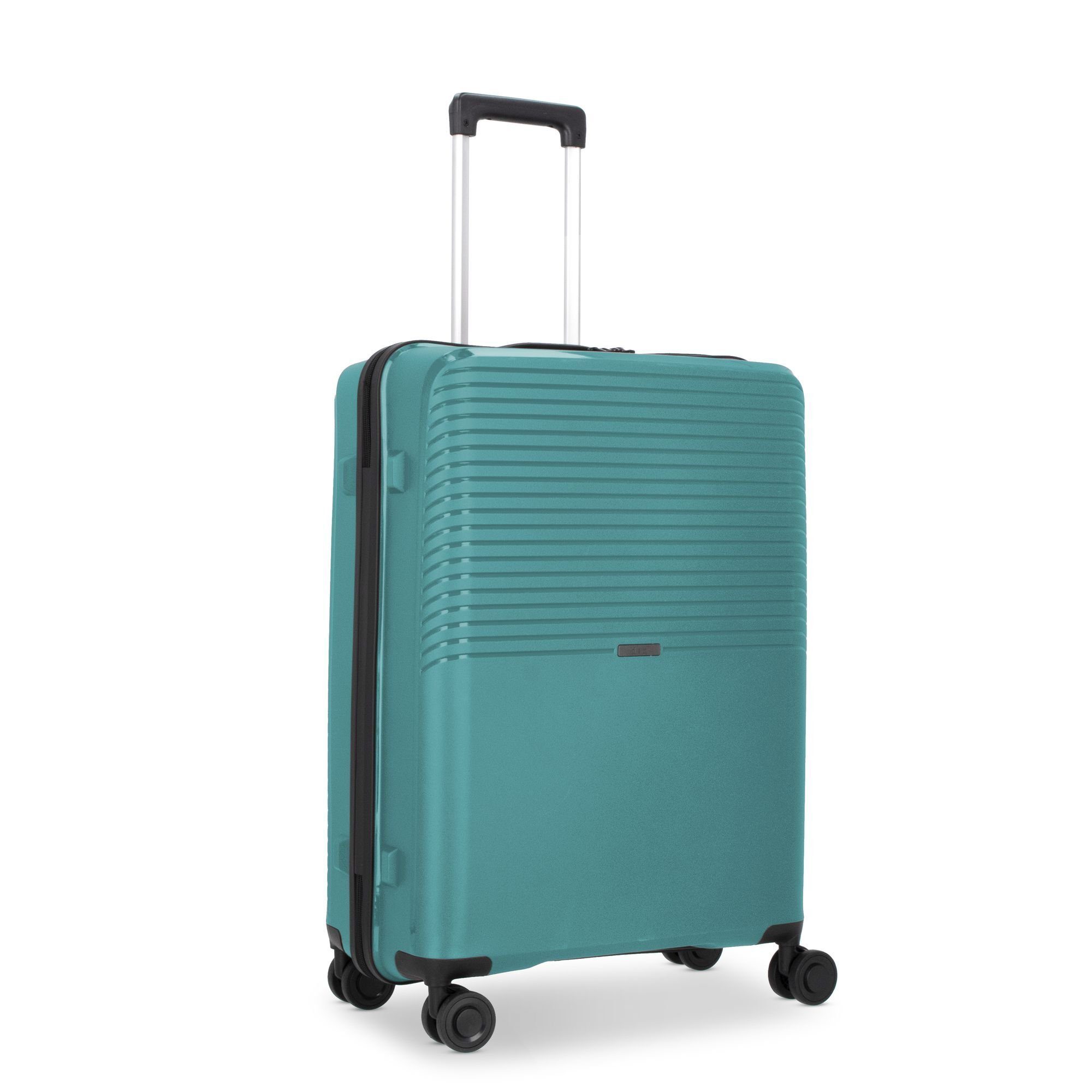 D&N Hartschalen-Trolley Travel Line 4000, 4 Rollen, Polypropylen