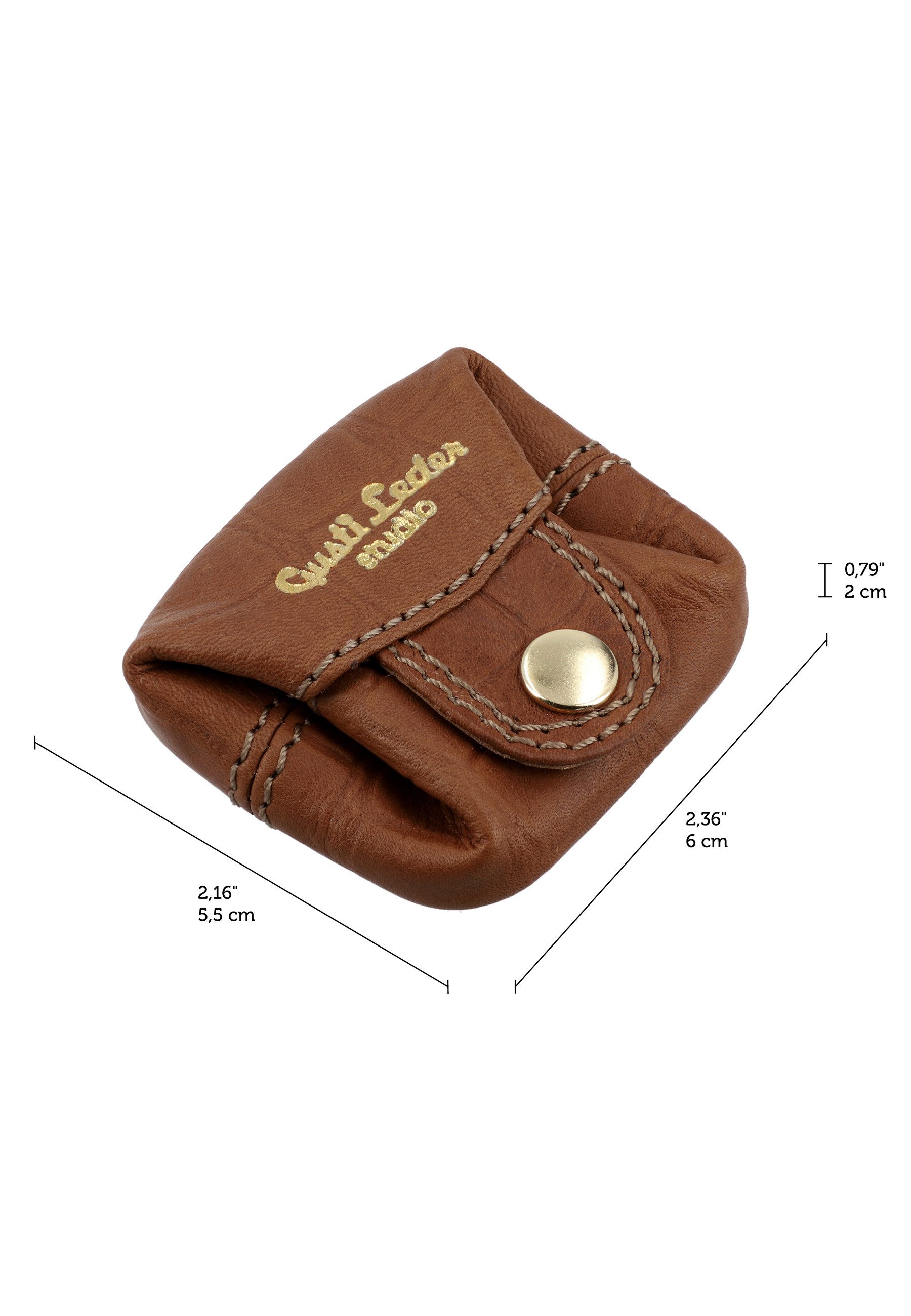 Gusti Leder Geldbörse Gusti Leder unisex wallet Linus (Quadrat, 1-tlg., Quadrat)