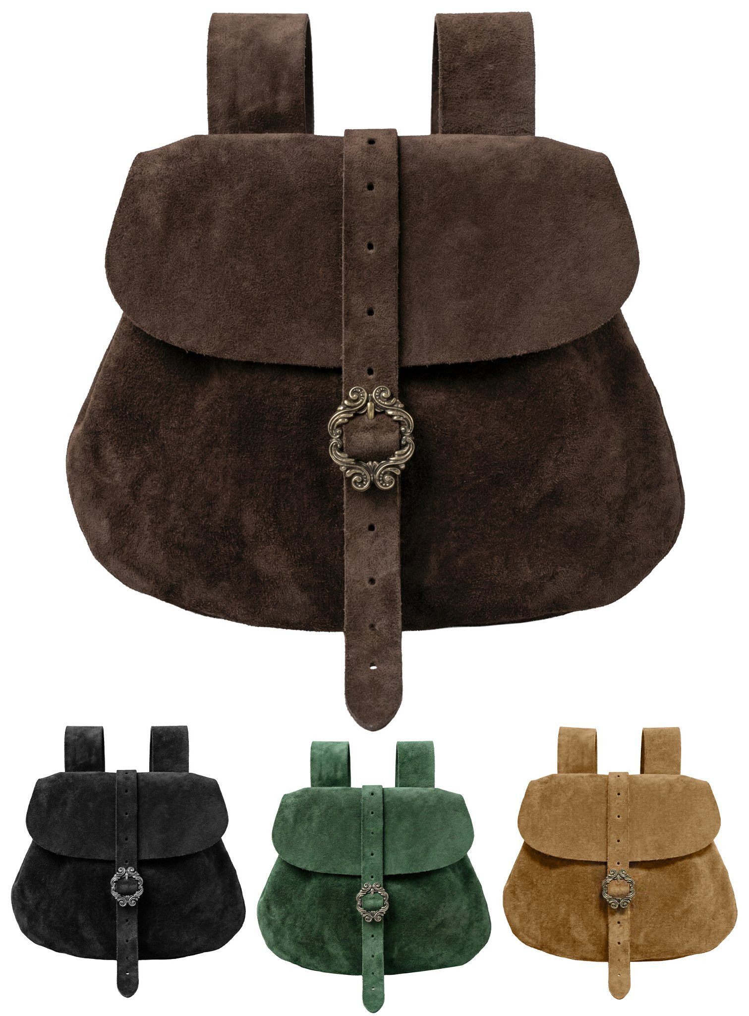 Andracor Kostüm Leder Gürteltasche - Mittelalter LARP Reenactment, Hochwert günstig online kaufen
