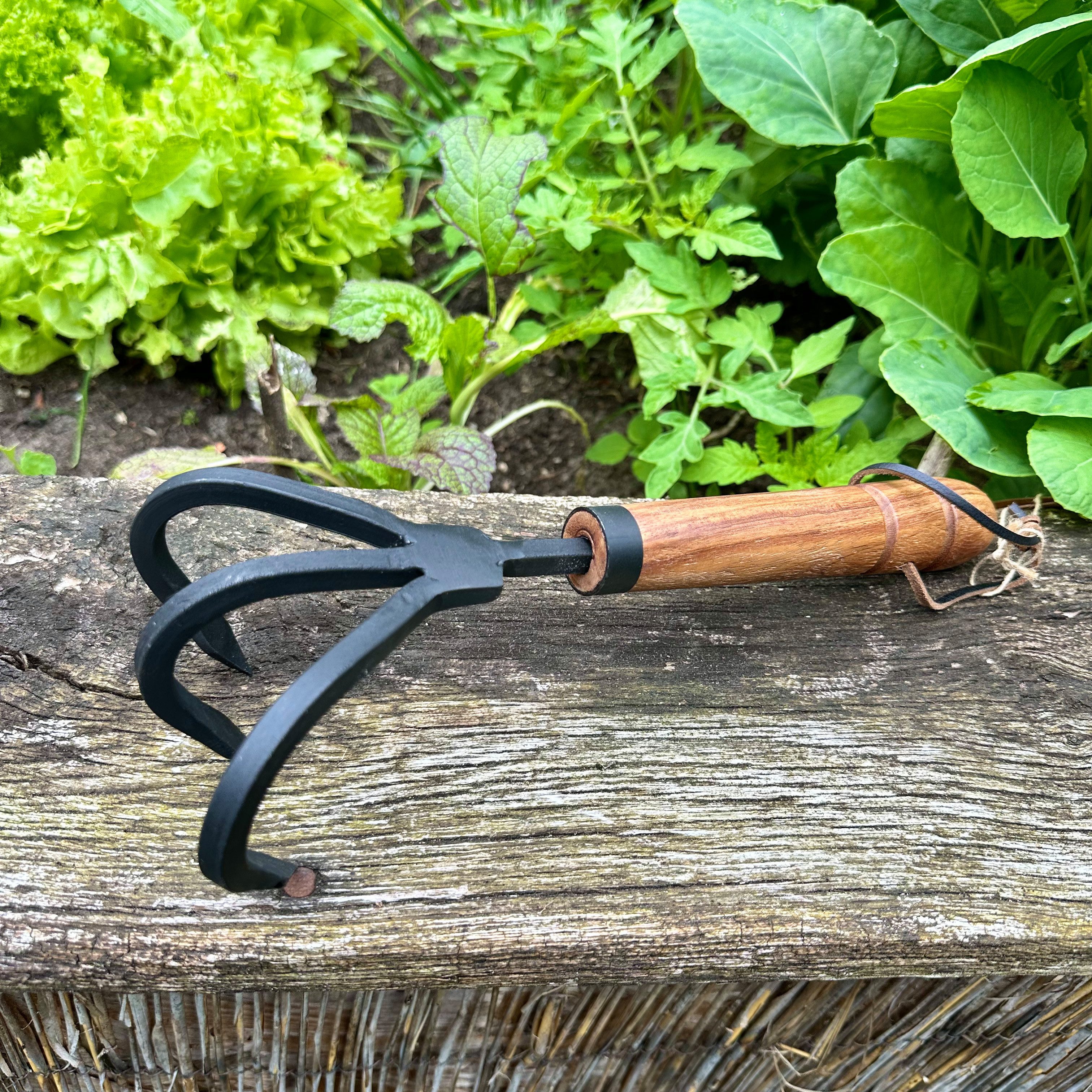 Antikas GartenpflegeSet Harke aus Gusseisen, Dekoration, Gartenarbeit