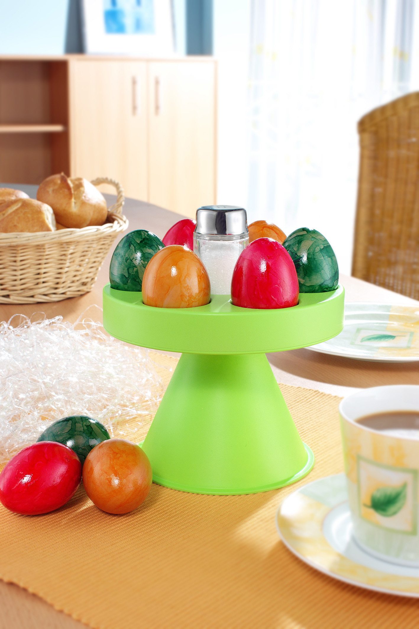 Ruco Eierkorb Eierkarussell, Kunststoff, (1-tlg), Eieraufbewahrung, Servierplatte, Eierplatte, Made in Germany