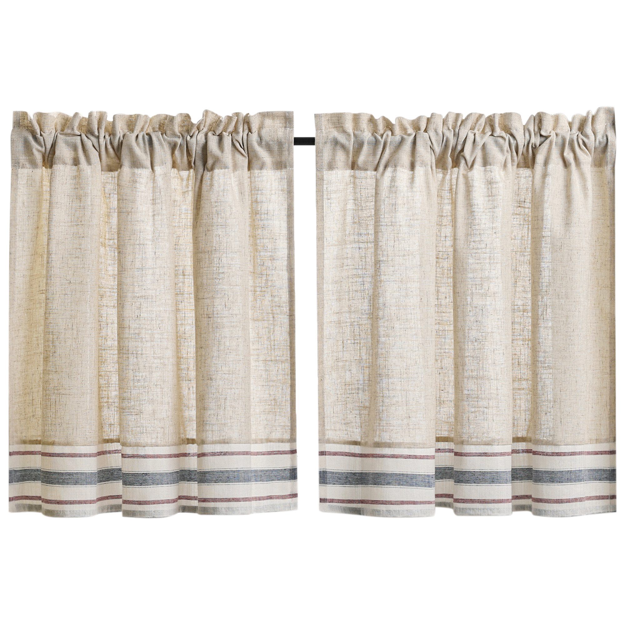 Joyswahl Scheibengardine Slike (2 St), Stangendurchzug, halbtransparent, La günstig online kaufen