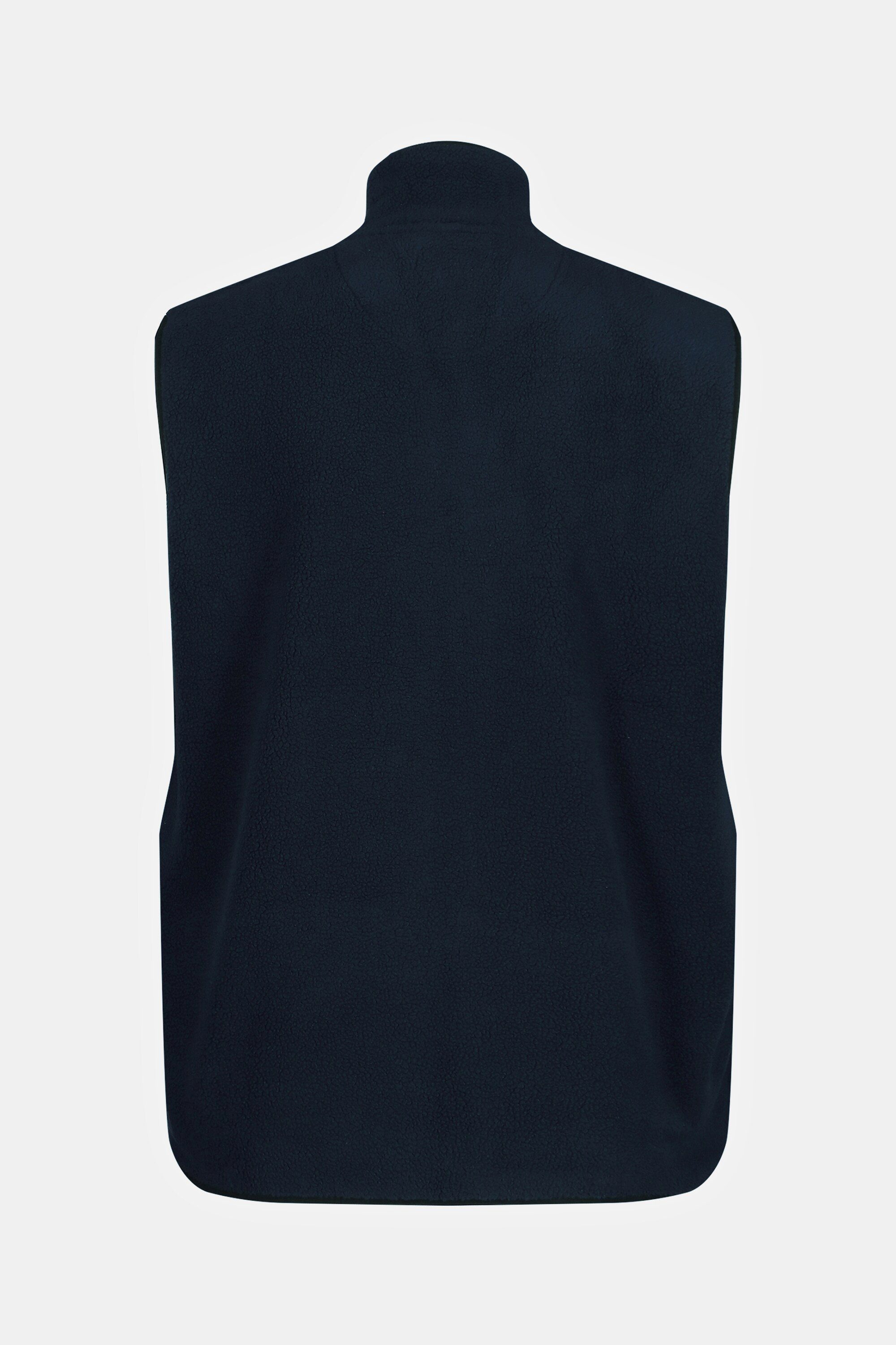 JP1880 Steppweste Fleece-Weste Bauchfit Stehkragen Kängurutasche – Bild 4 von 5