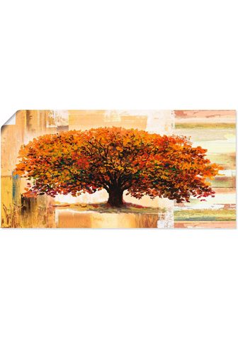 Artland Paveikslas »Herbstbaum ant abstraktus ...