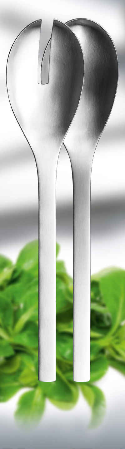 PURESIGNS Salatbesteck ONE Extra (2-tlg. Set, 2-tlg), Edelstahl 18/10 matt
