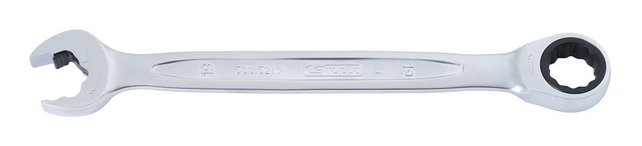 KS Tools Ratschenringschlüssel GEARplus, DUO Ringmaulschlüssel, Maul-Ratschenfunktion