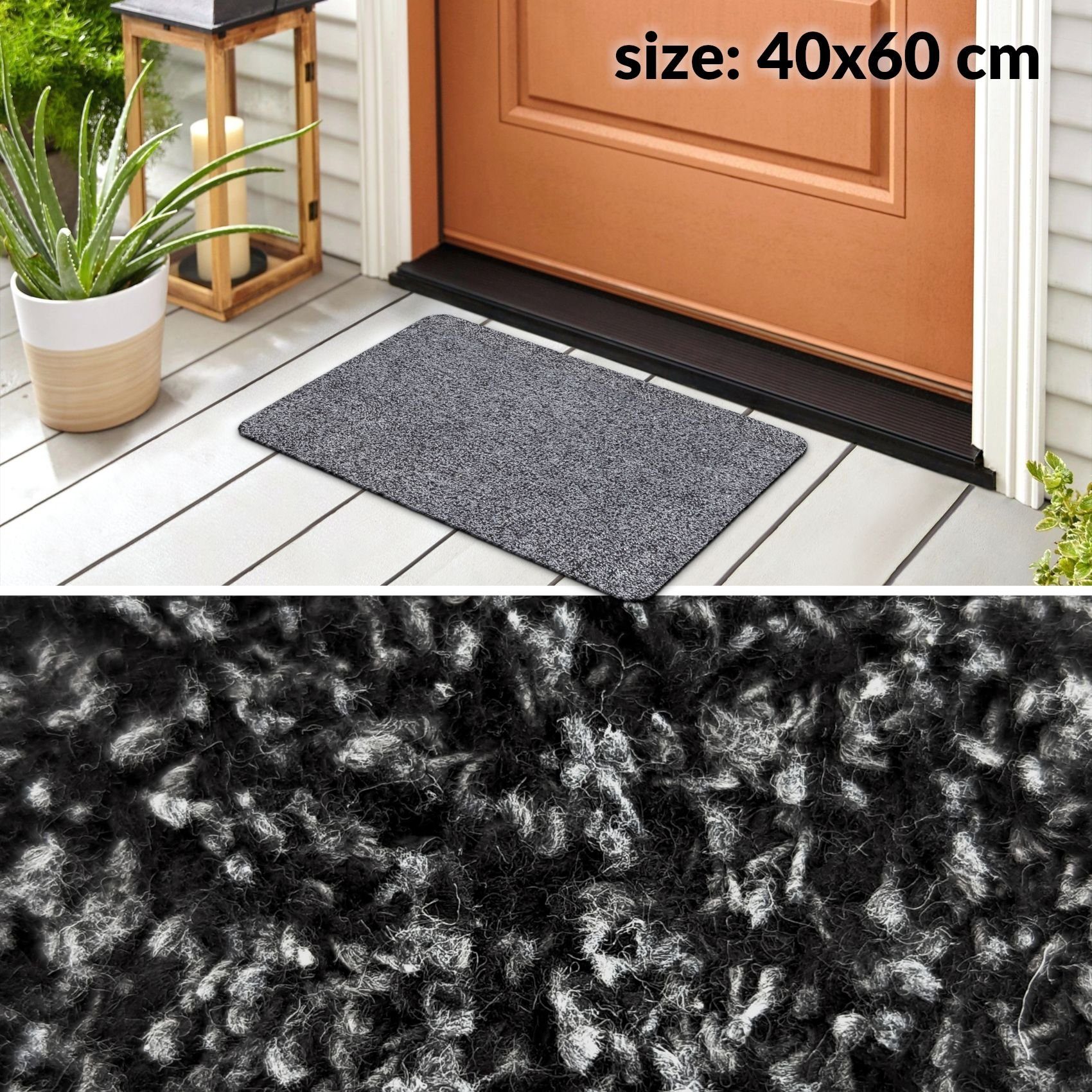 ANRO Läufer, Eckig, Höhe: 4 mm, Textil
