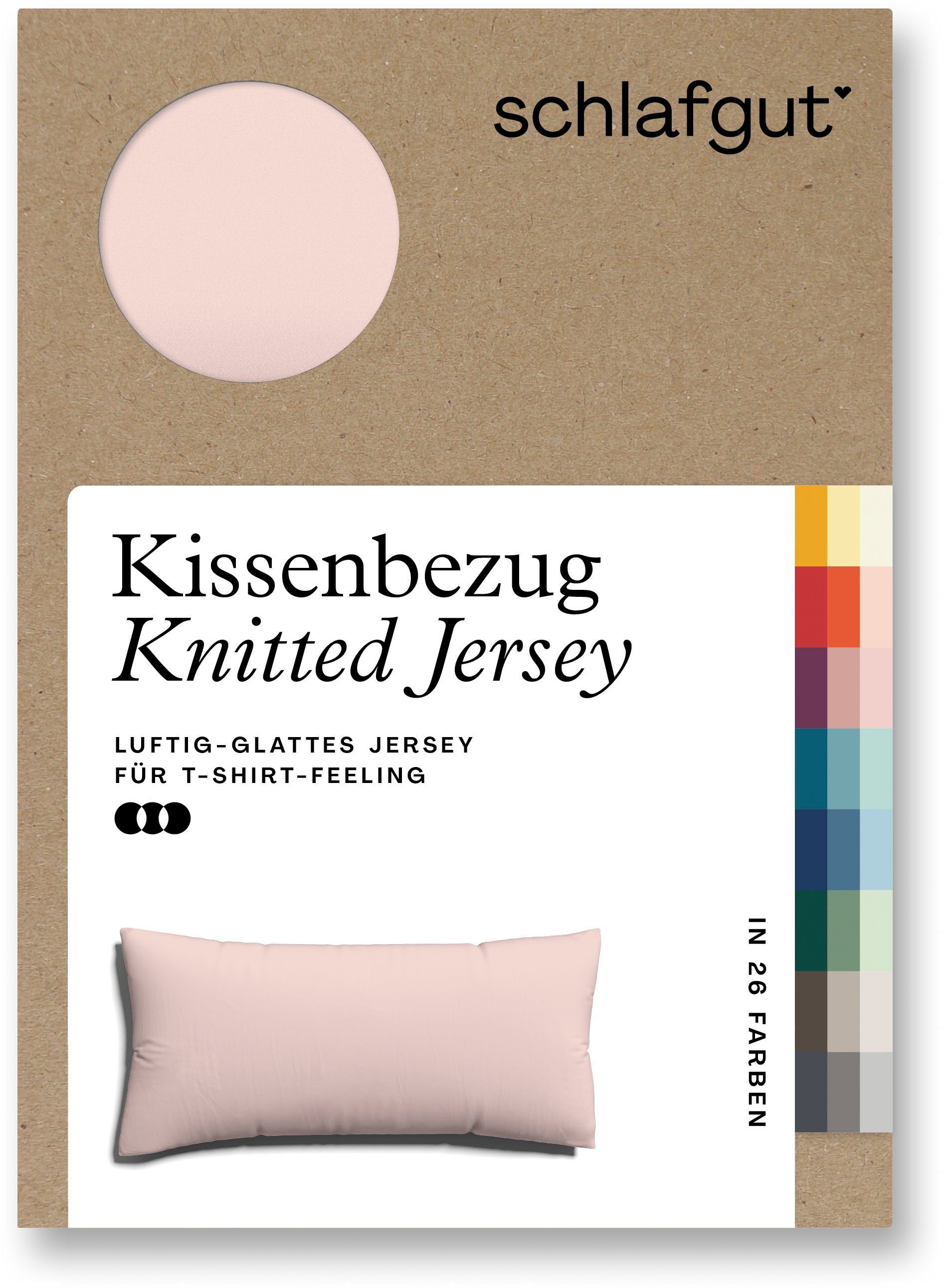 Schlafgut Kissenbezug Knitted Jersey aus Bio-Baumwolle günstig online kaufen