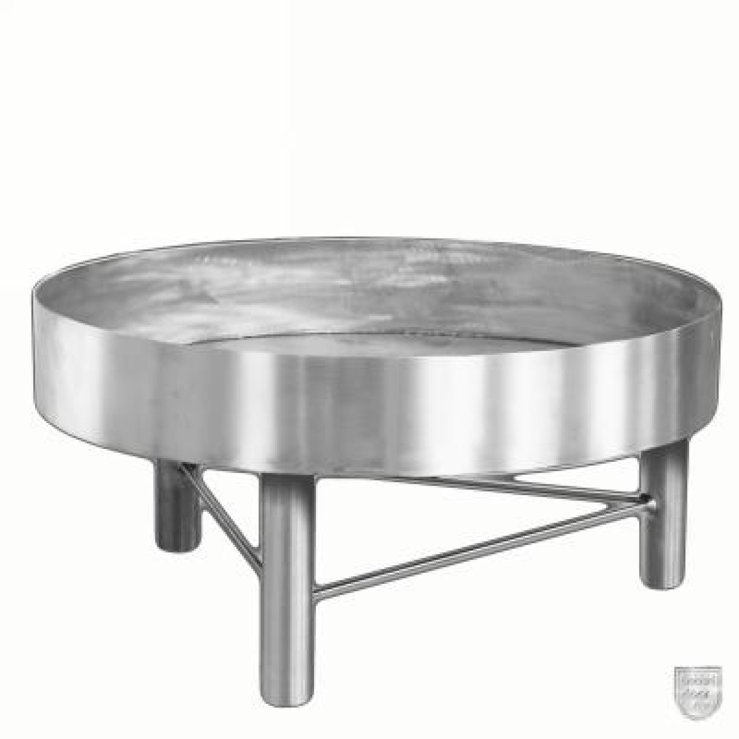Schneider Grillgeräte GmbH & Co.KG Feuerstelle Schneider Edelstahl Feuerstelle ca. Ø 65 cm Schwenkgrill Schwenker