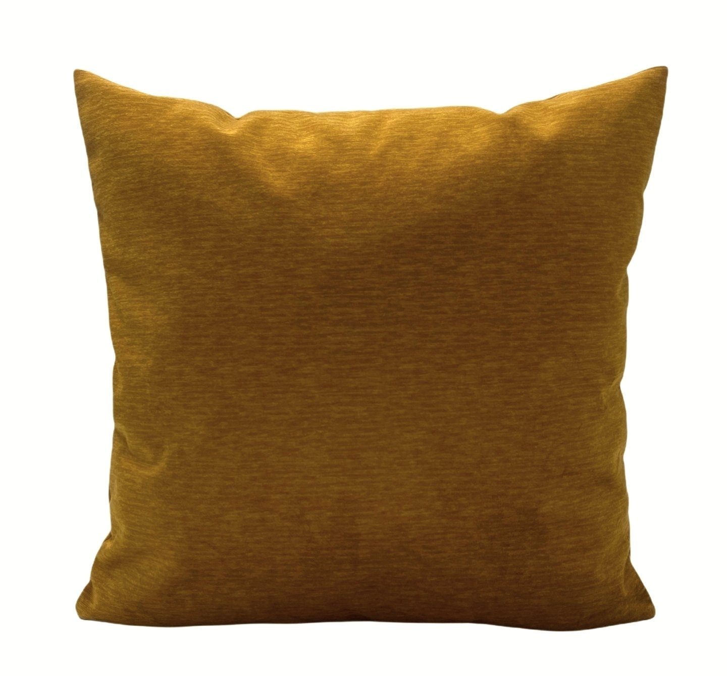 Kissenbezug Kissenbezug »Kissenhülle 100% Polyester Samt Velvet Farbe Honig