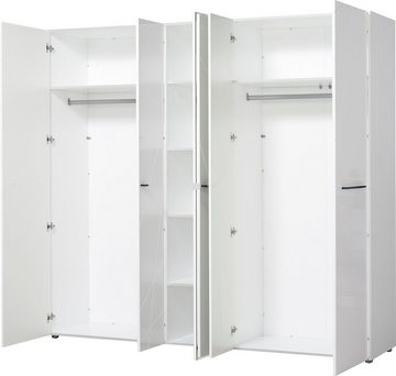 INOSIGN Kleiderschrank Ksanti hochglänzende Front, mit Spiegel