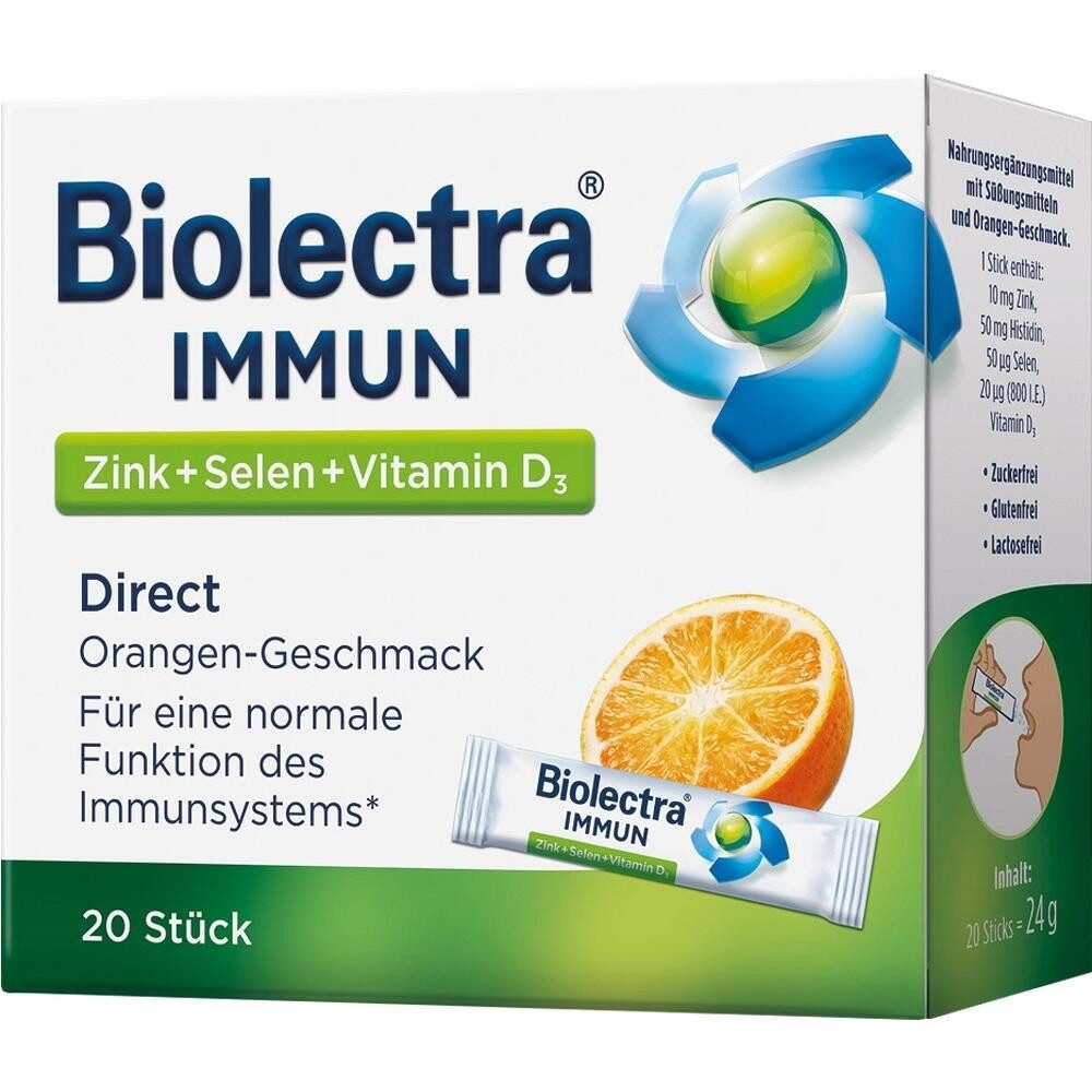 HERMES Arzneimittel BIOLECTRA Immun Direct Sticks Sticks, 20 St.
