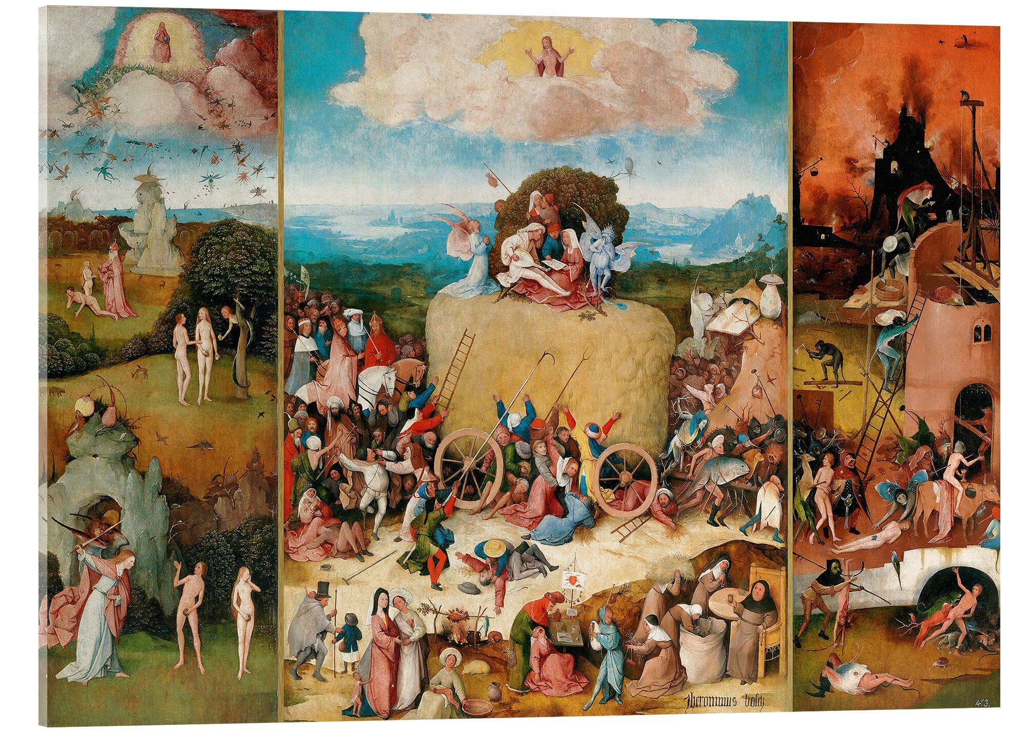 Acrylglasbild Hieronymus Bosch
