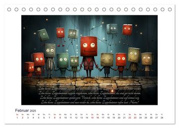 CALVENDO Wandkalender Kinderreime (Tischkalender 2025 DIN A5 quer), CALVENDO Monatskalender