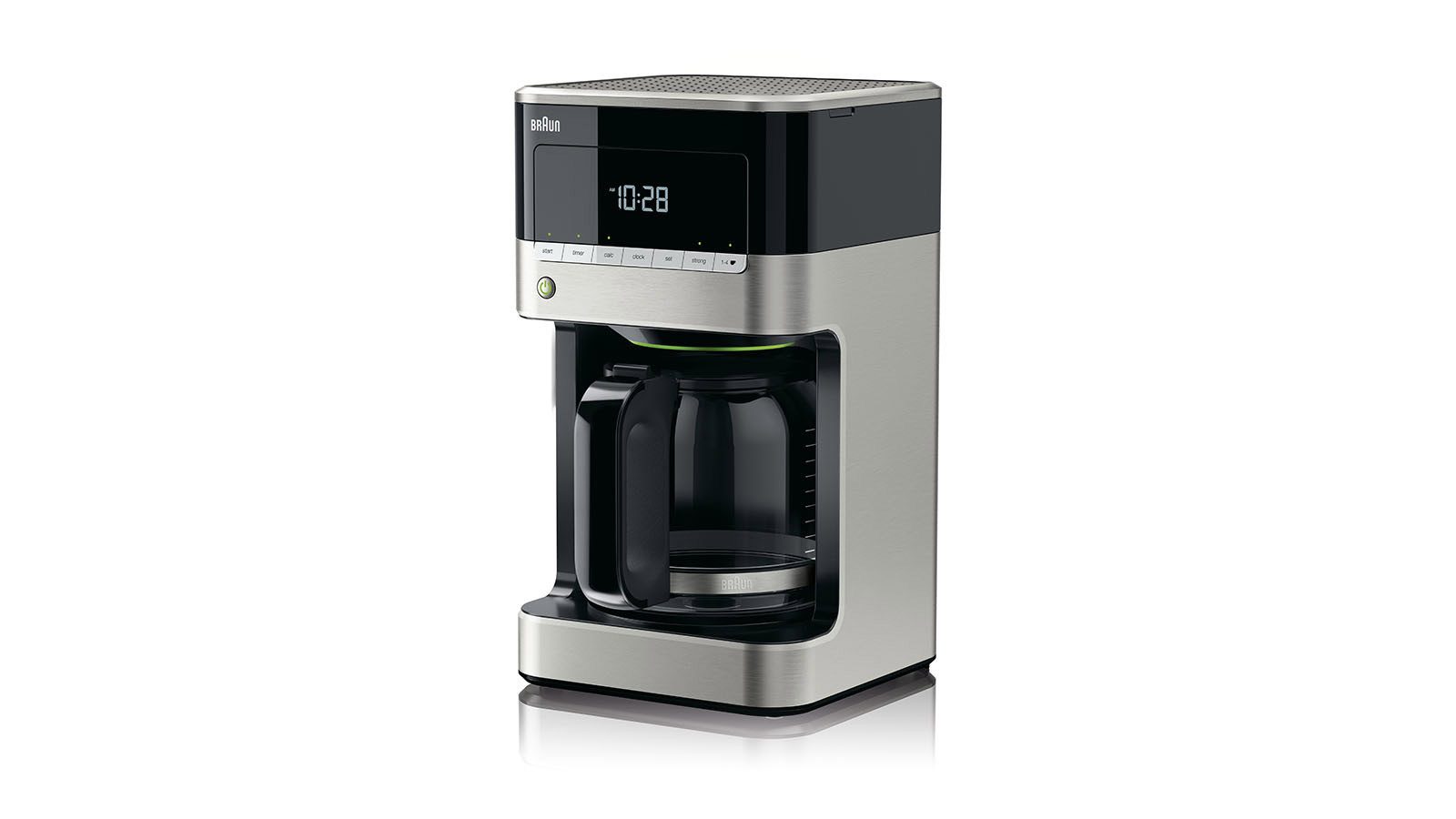 Braun Filterkaffeemaschine KF 7120, Papierfilter 1x4, 1.000 W, einstellbare Kaffeestärke, Entkalkungsanzeige, Tropf-Stopp