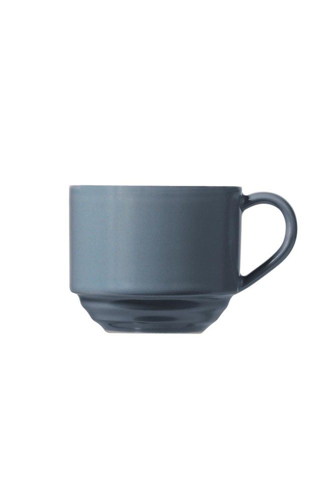Kütahya Porselen Kaffeeservice Kütahya Porselen New Tuana Kaffeeset (12-tlg), 6 Personen, Grau