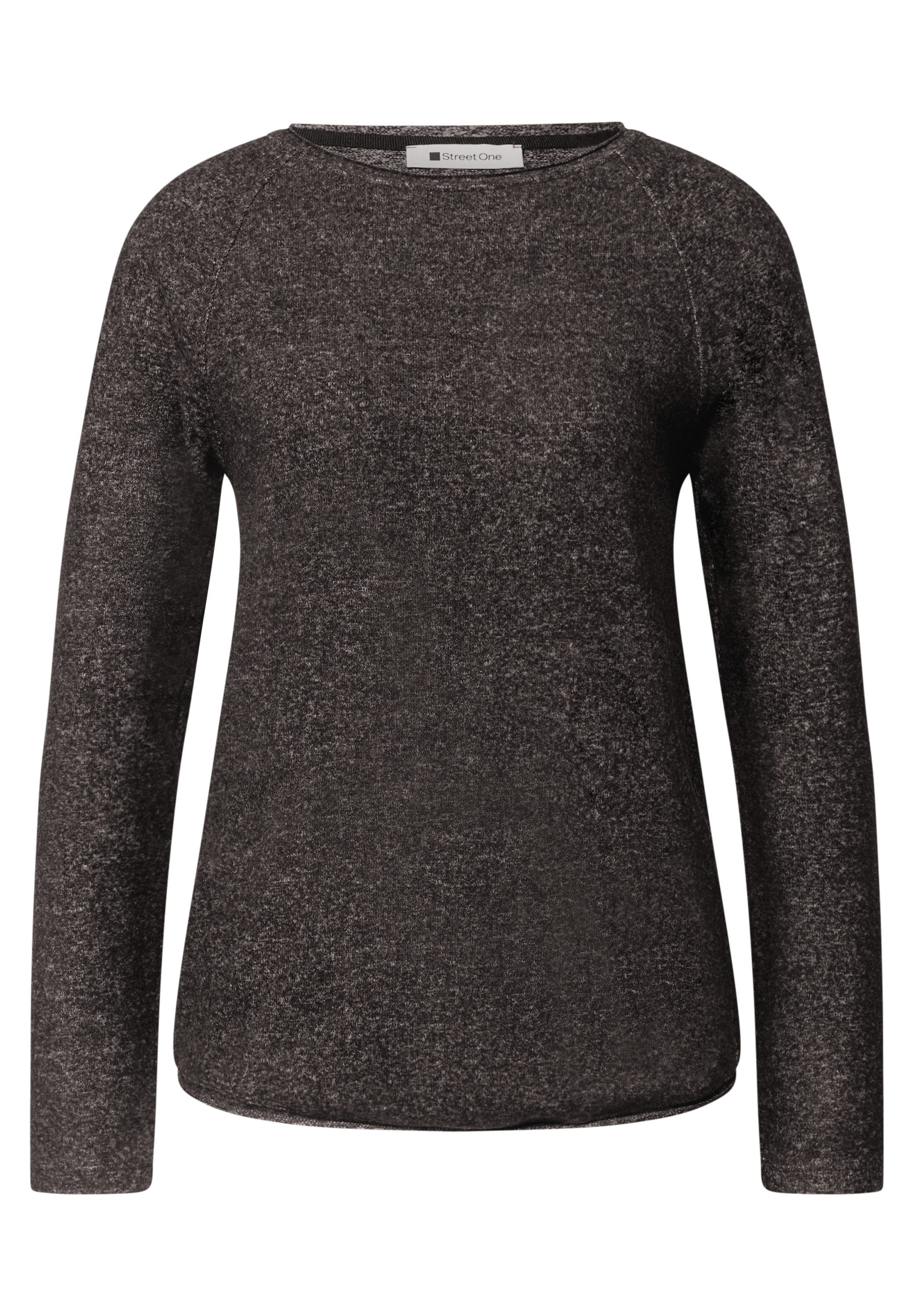STREET ONE Langarmshirt aus softem Materialmix – Bild 4 von 5