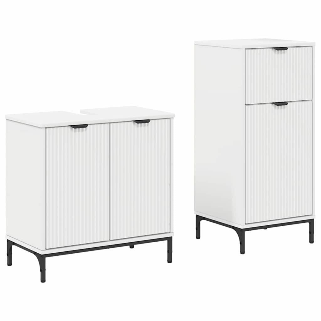 vidaXL Badezimmer-Set Badezimmermöbel Set 2 pcs günstig online kaufen