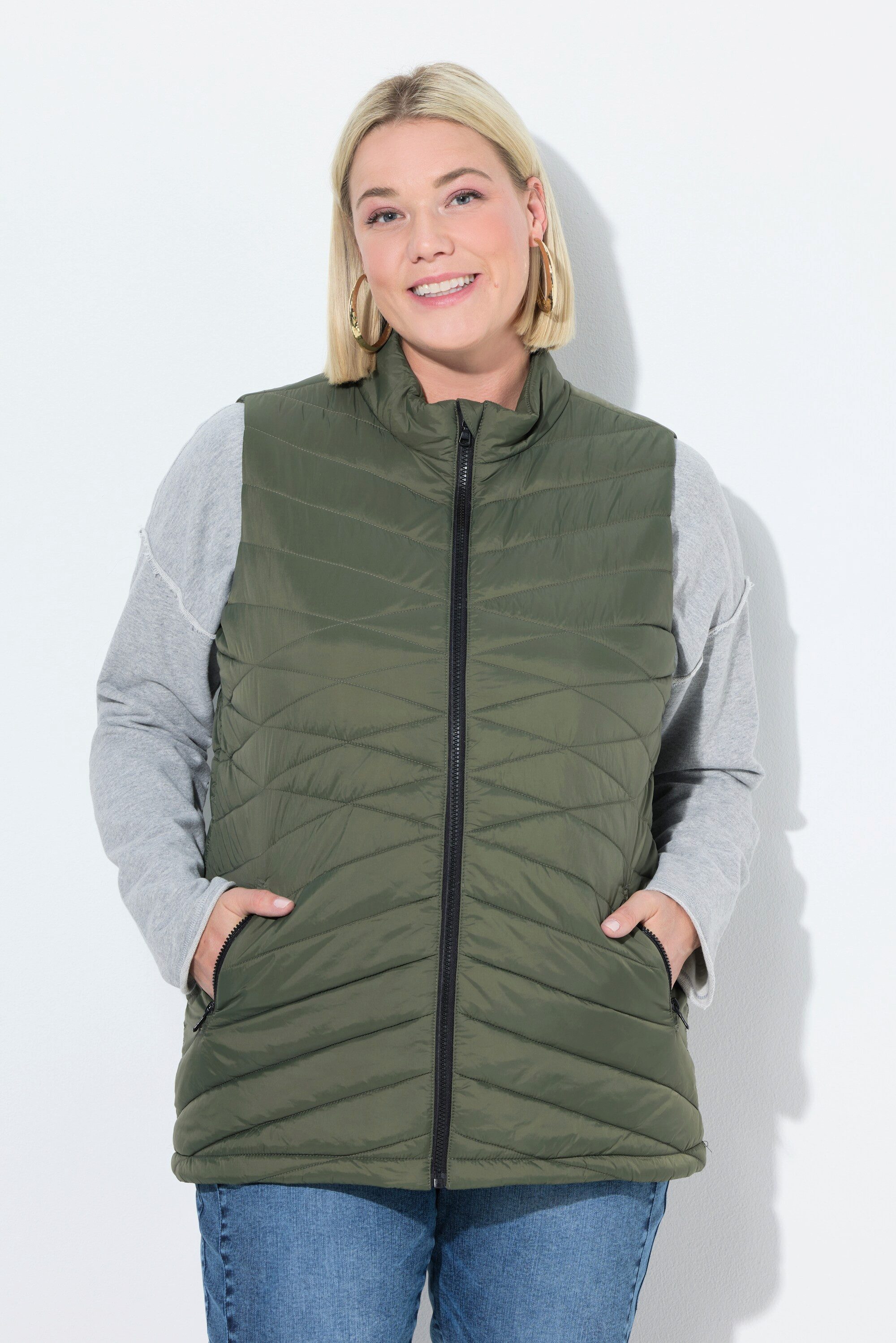 Ulla Popken Steppweste HYPRAR Funktions-Steppweste wasserabweisend günstig online kaufen