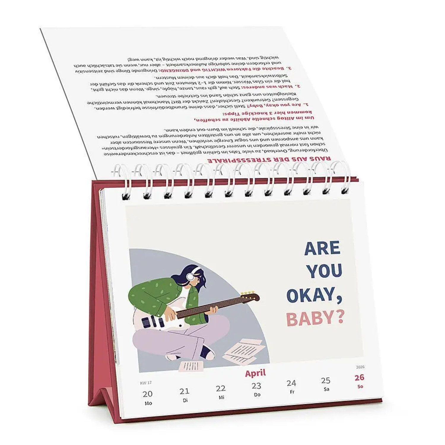 Droemer/Knaur Verlag Tischkalender Wochenkalender 2026: Lebensfreude to go!