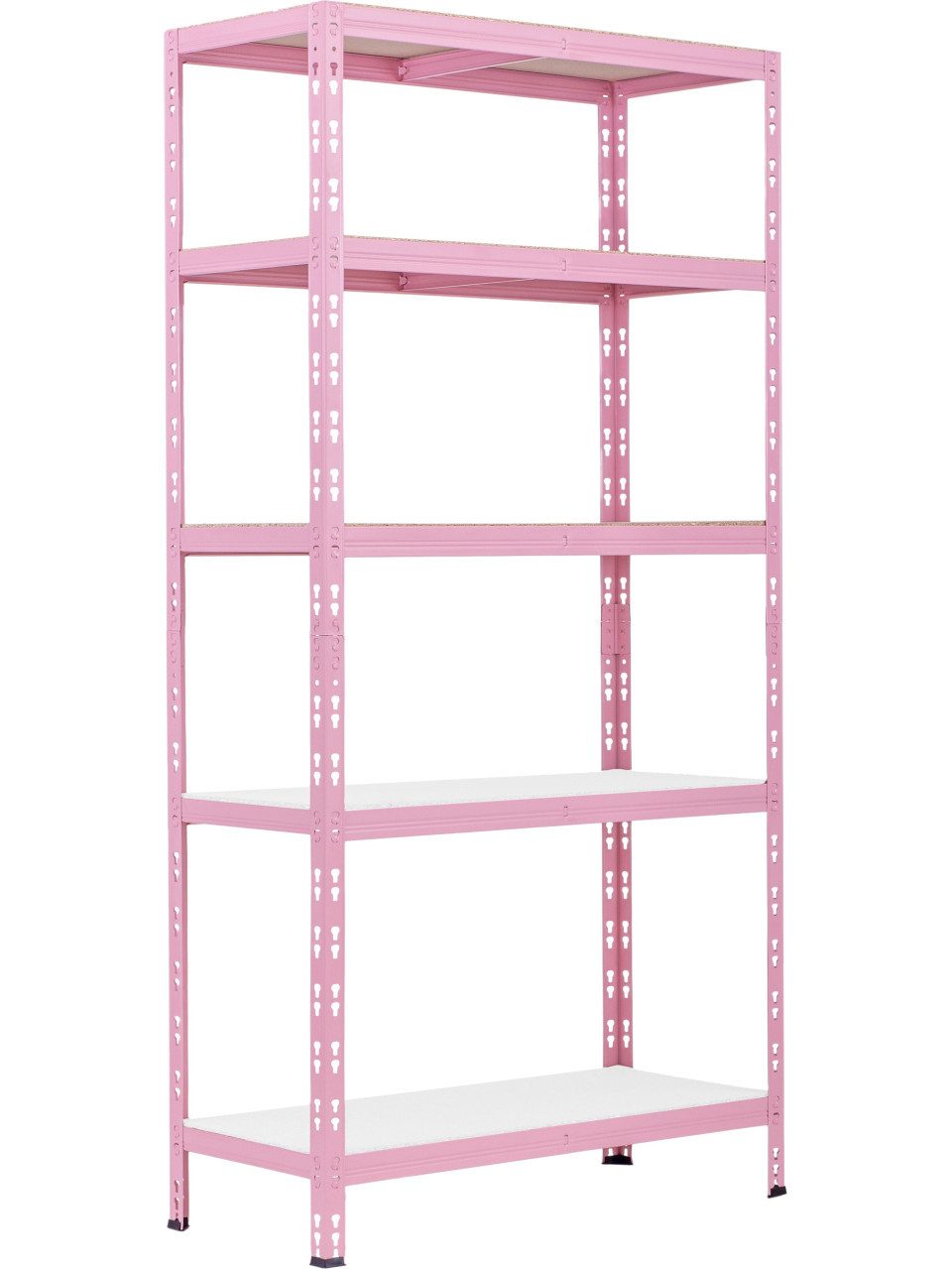 Trend Line Schwerlastregal Schwerlastregal Stahl 180 x 90 x 40 cm 5 Holzböd günstig online kaufen