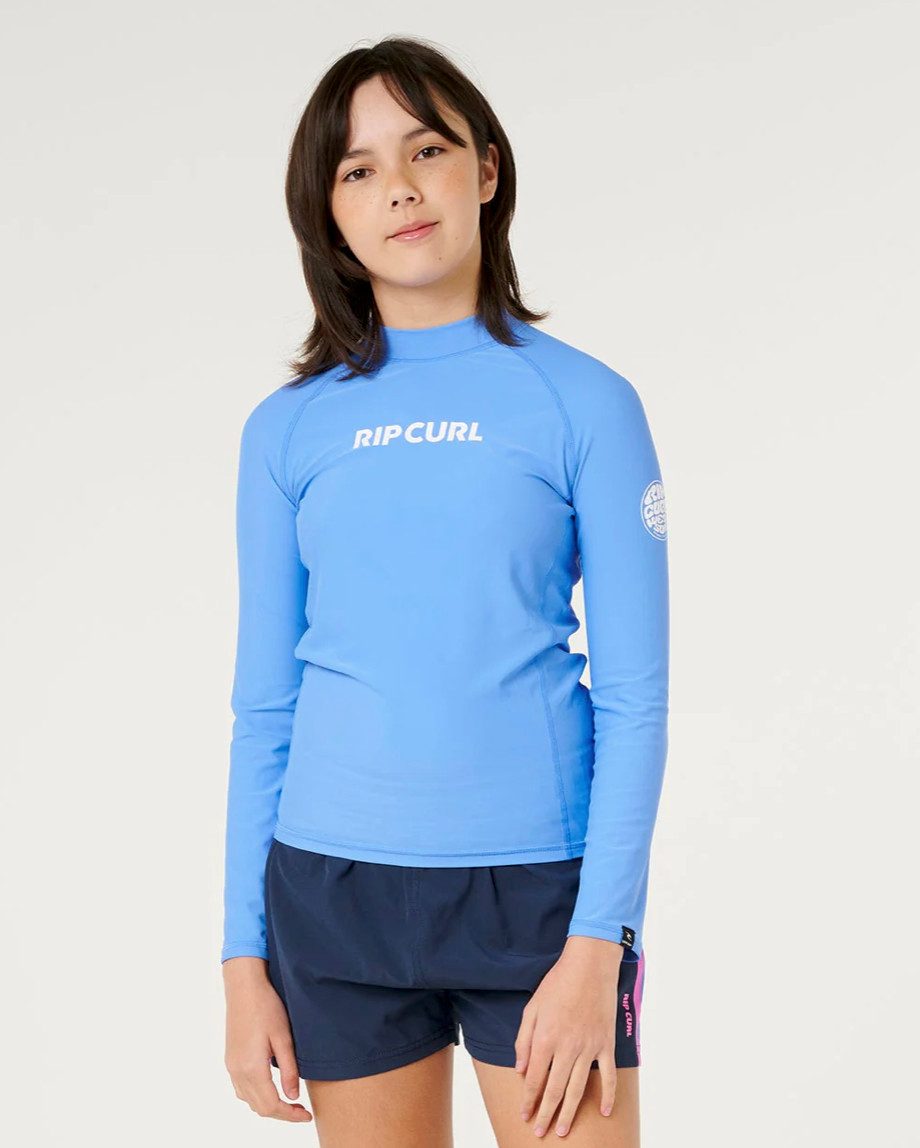 Rip Curl Rash Guard Classic Surf Langarm-UV-Shirt für Mädchen