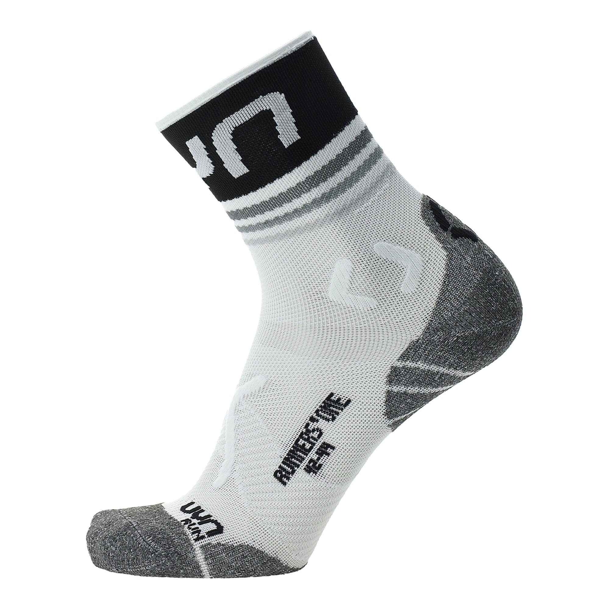 Socks W UYN Uyn Black White Runners Thermosocken - Damen Short One