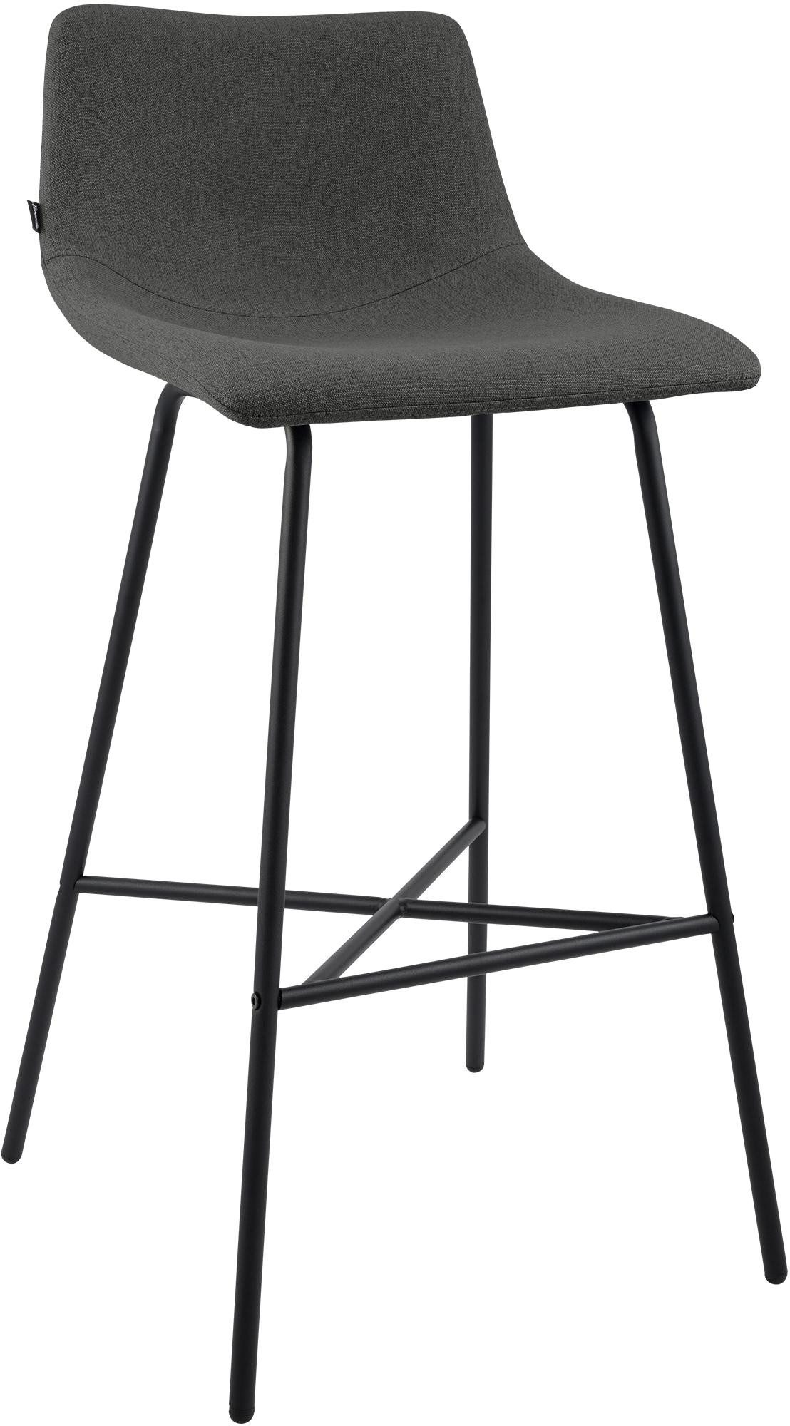 CLP Barhocker Altona (1er, 1 St., 1er), mit Rückenlehne, Metallgestell