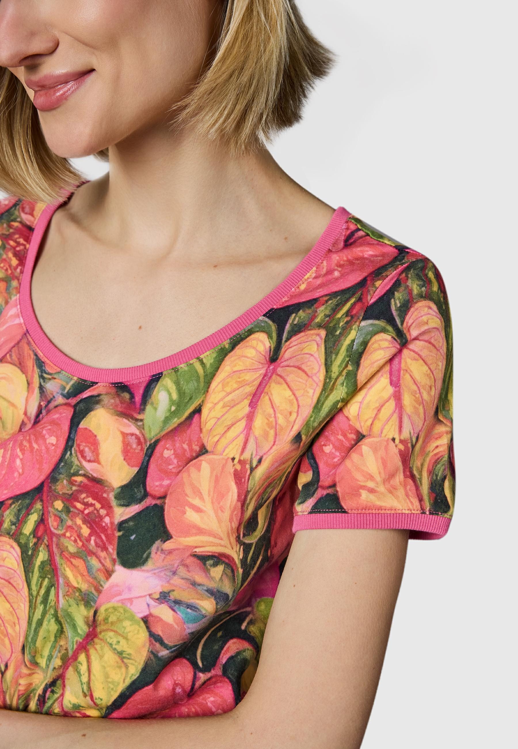 Ragwear Sommerkleid Baomi Tropic YOUMODO Gemustertes Kurzarm Kleid für Damen – Bild 5 von 5