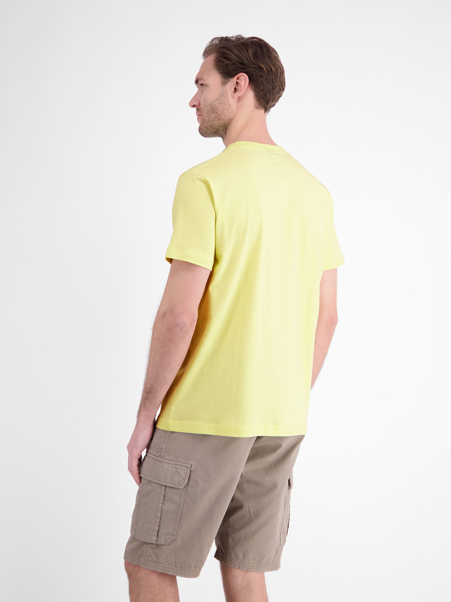 LERROS Print-Shirt regular fit, Kurzarm-Design, mit auffälligem Print