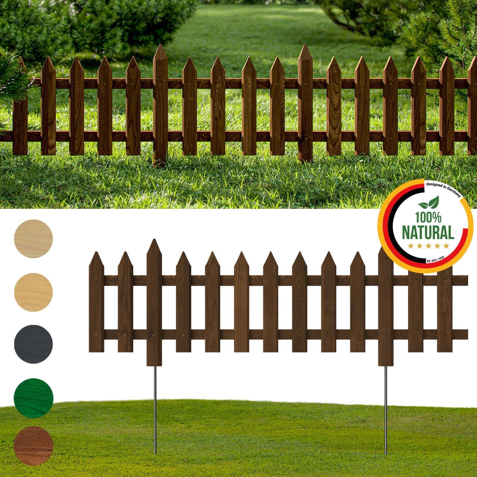 Floranica Zierzaun Vorgartenzaun Steckzaun Gartenzaun Zierzaun günstig online kaufen