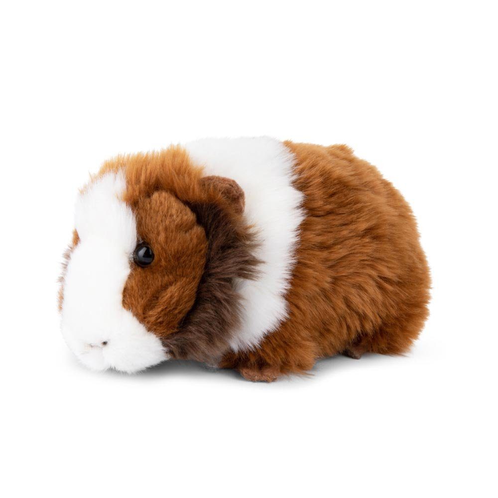 WWF Kuscheltier Plüschtier Meerschweinchen (19cm, braun), liegend
