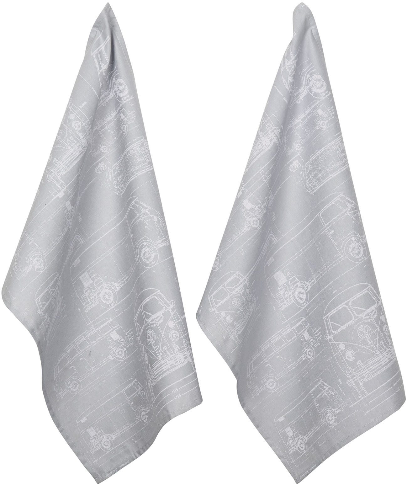 PAD Geschirrtuch CULTURE, (Set, 2-tlg), 100% Baumwolle, 50x70 cm