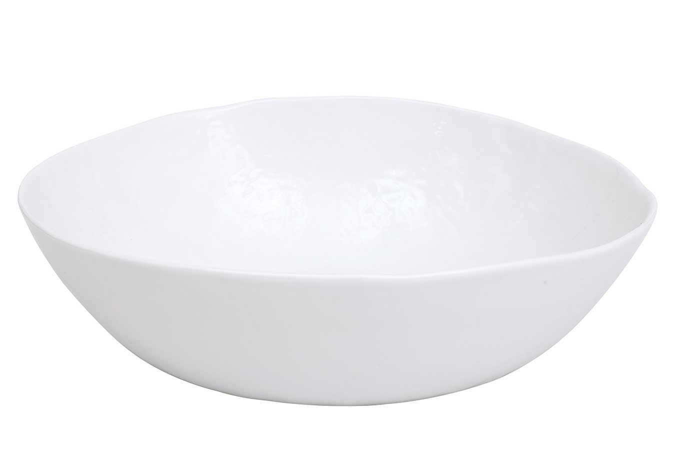 daslagerhaus living Aufbewahrungsbox Servierschüssel Porcelino weiß H 10cm