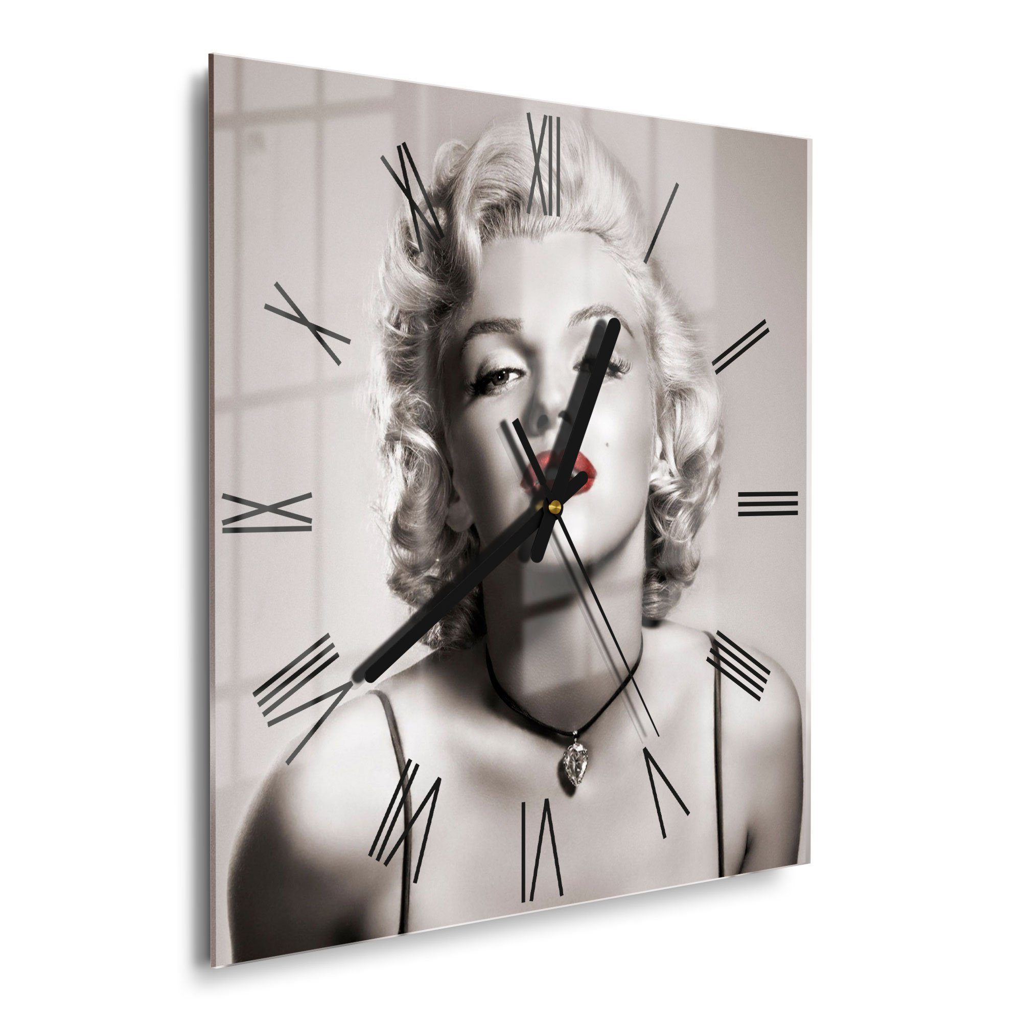 DEQORI Wanduhr 'Elegante Marilyn Monroe' (Glas günstig online kaufen