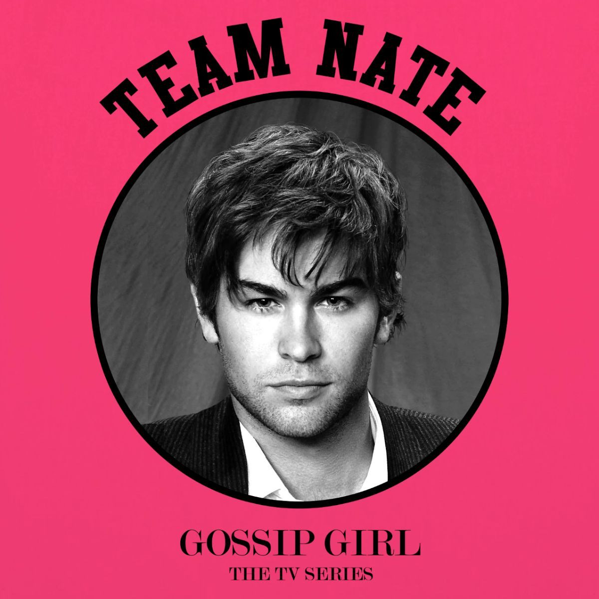 Spreadshirt Henkeltasche Gossip Girl Team Nate Stoffbeutel (1-tlg)