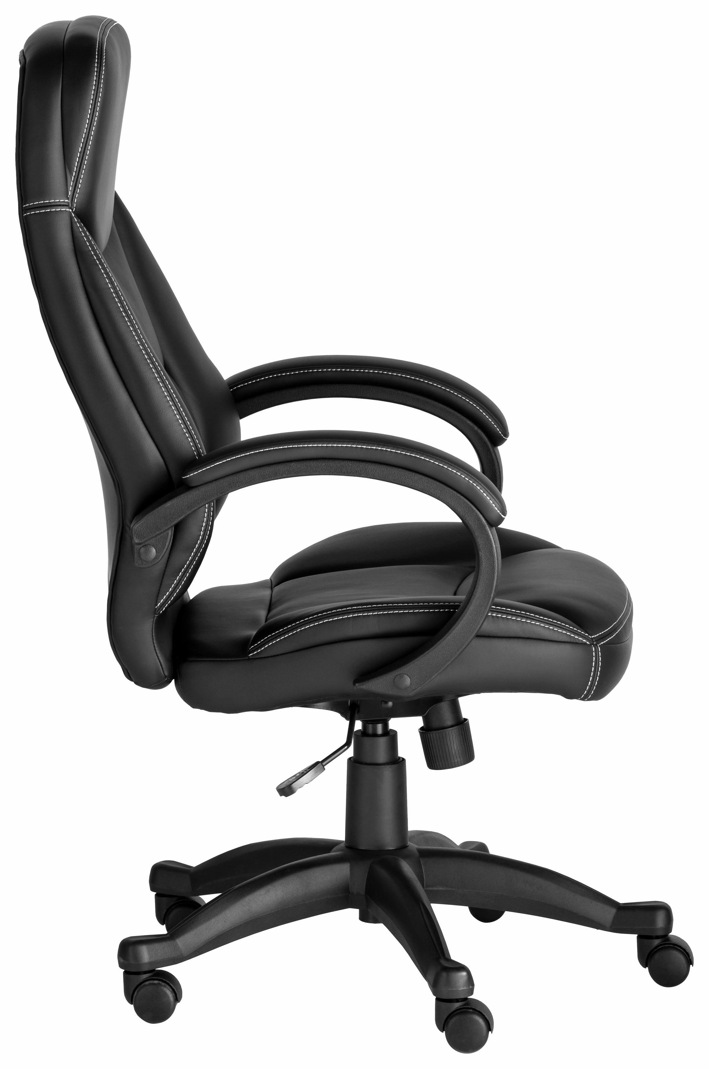 INOSIGN Chefsessel Veronika, gepolstert, schwarz Bürostuhl, in grau komfortabel oder