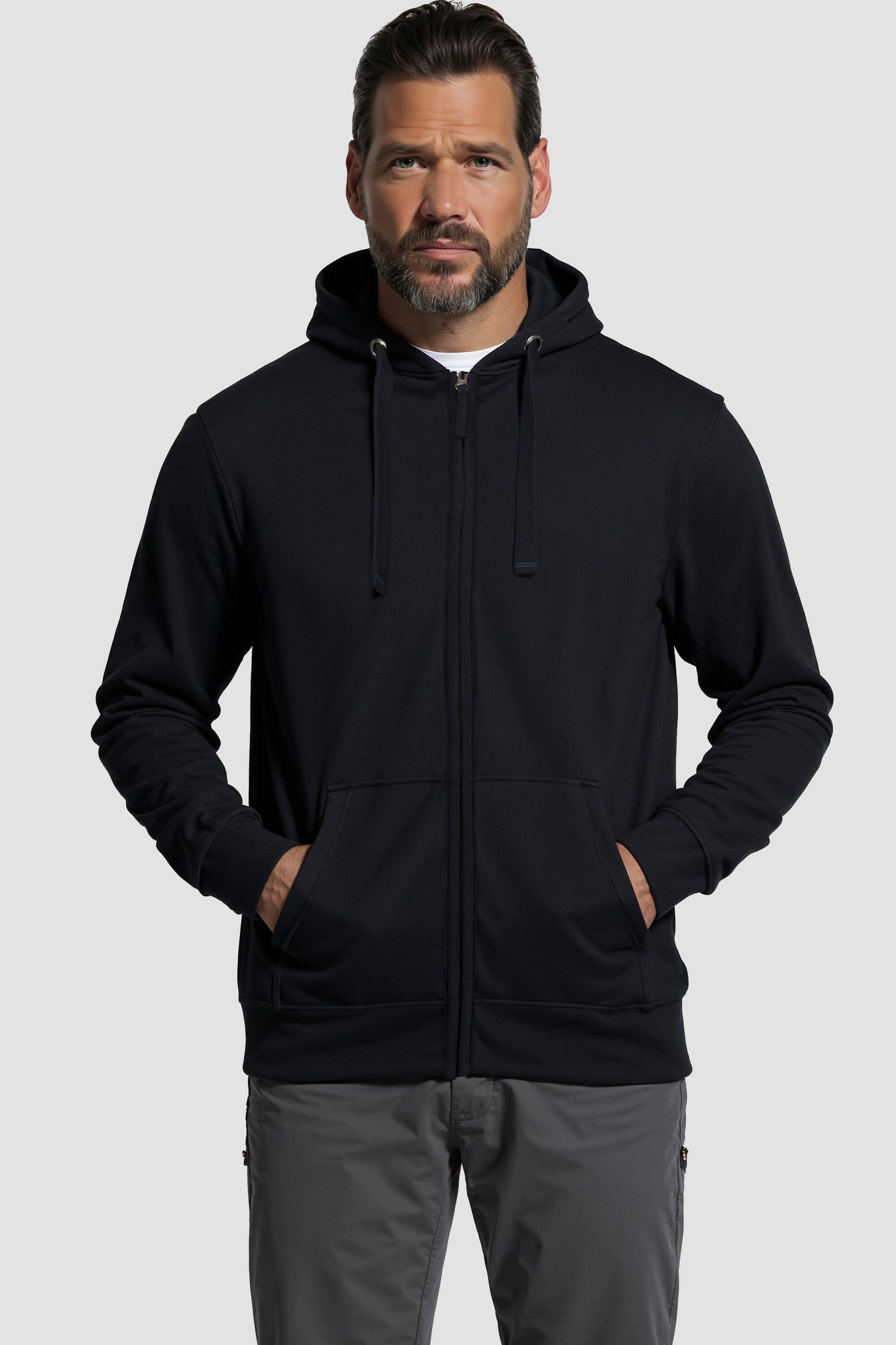 JP1880 Fleecejacke Hoodiejacke Sweat bis 8 günstig online kaufen